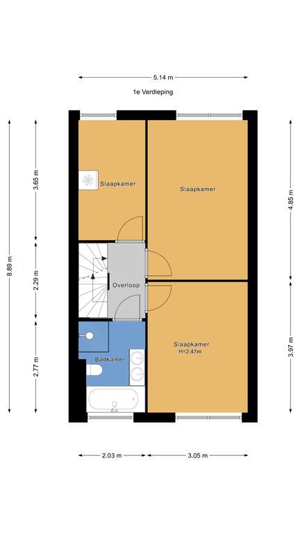 Plattegrond 1 van Hof van Rijnsburg 40