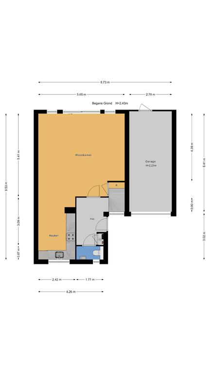 Plattegrond 1 van Kievitsbloem 6