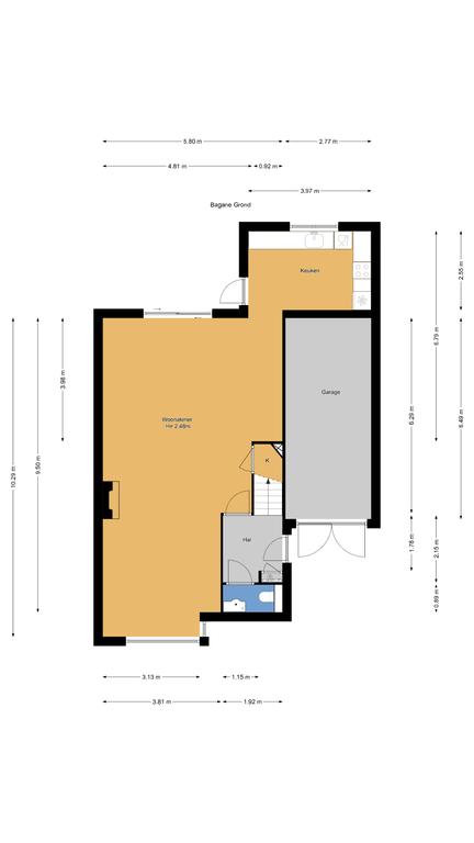 Plattegrond 1 van Troelstrahoeve 16