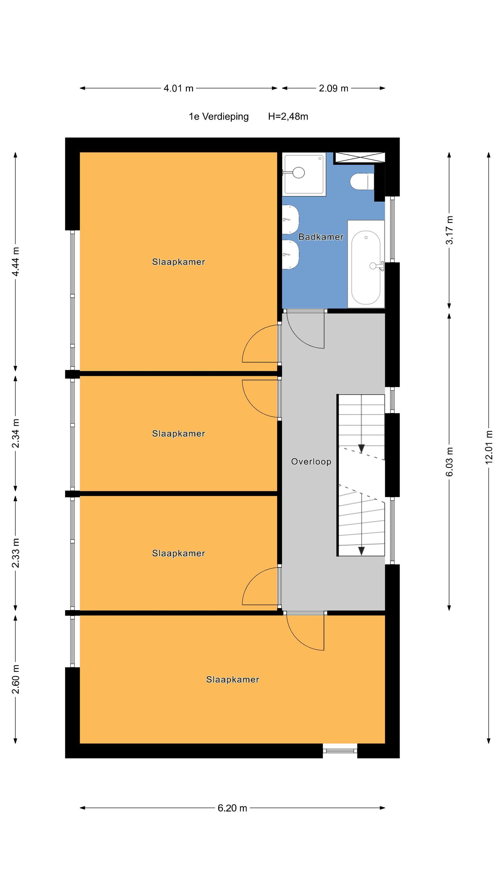 Plattegrond 1 van Zomereik 75
