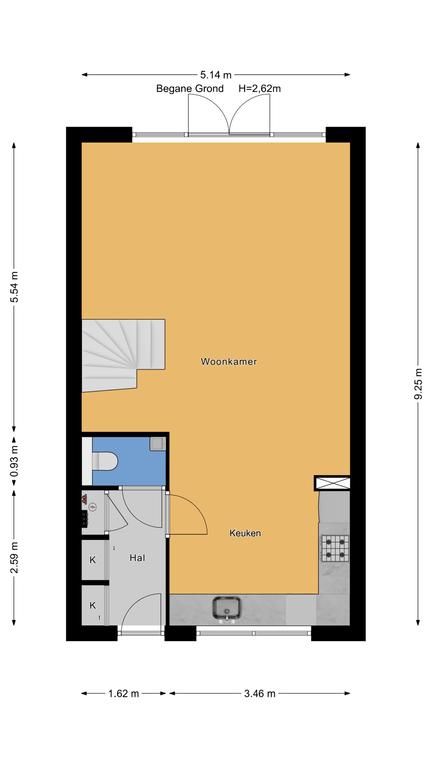 Plattegrond 1 van Vroegelingerf 40