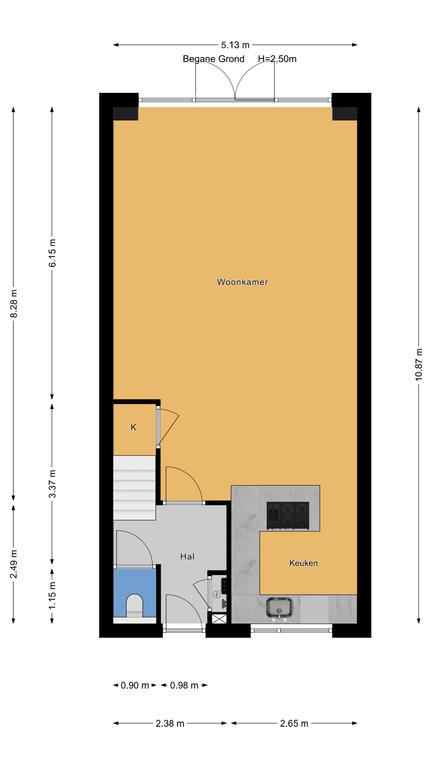 Plattegrond 1 van Ratelaar 14