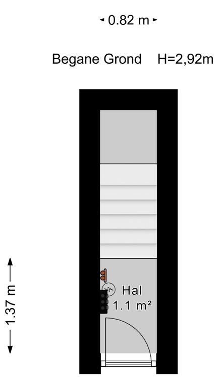 Plattegrond 1 van Molstraat 23