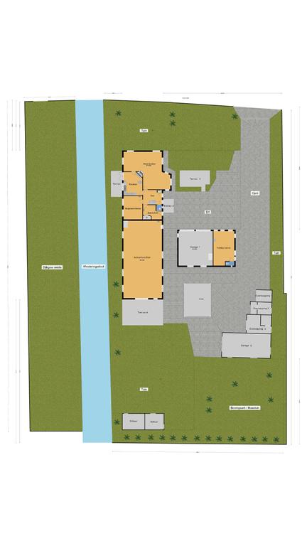 Plattegrond 1 van Dwarskade 2