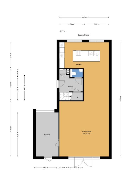 Plattegrond 1 van Vossenzoom 253