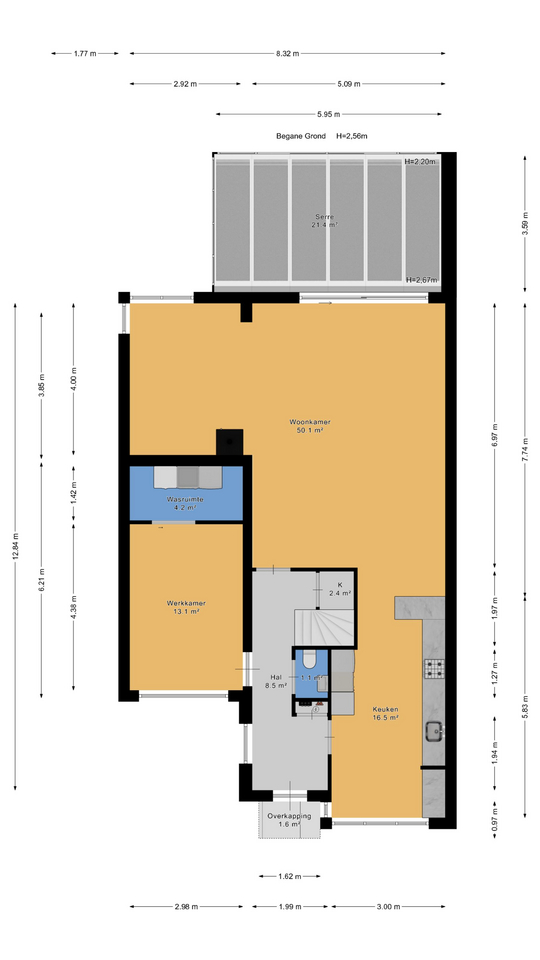 Plattegrond 1 van Kamvaren 9