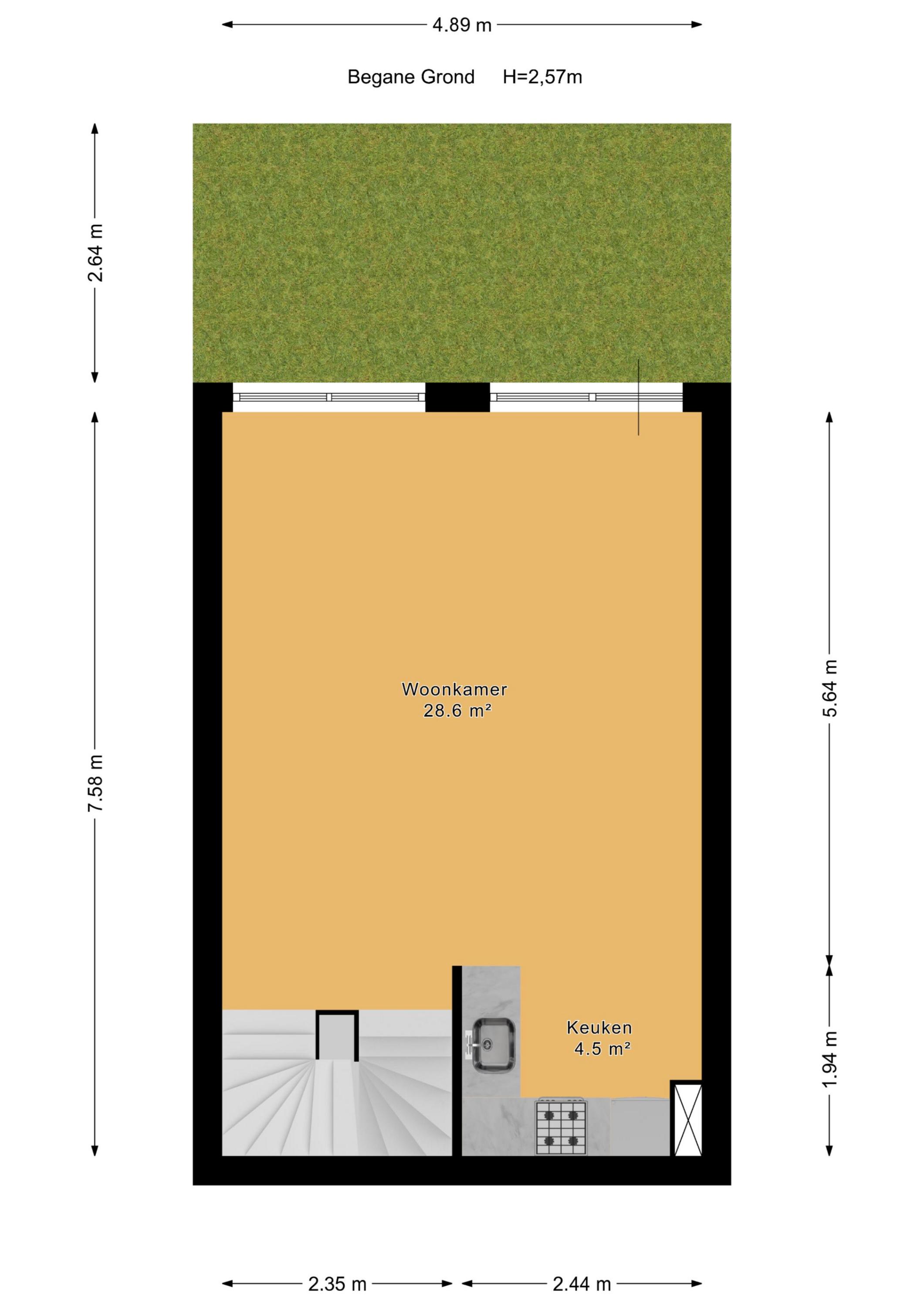 Plattegrond 1 van Zonnehof 158