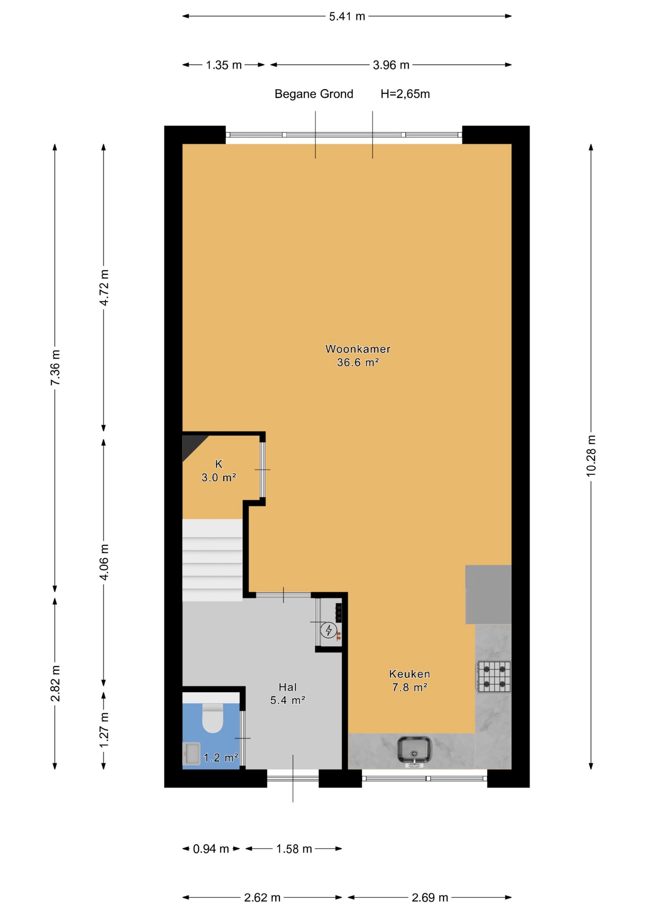 Plattegrond 1 van Hof van Wassenaer 5