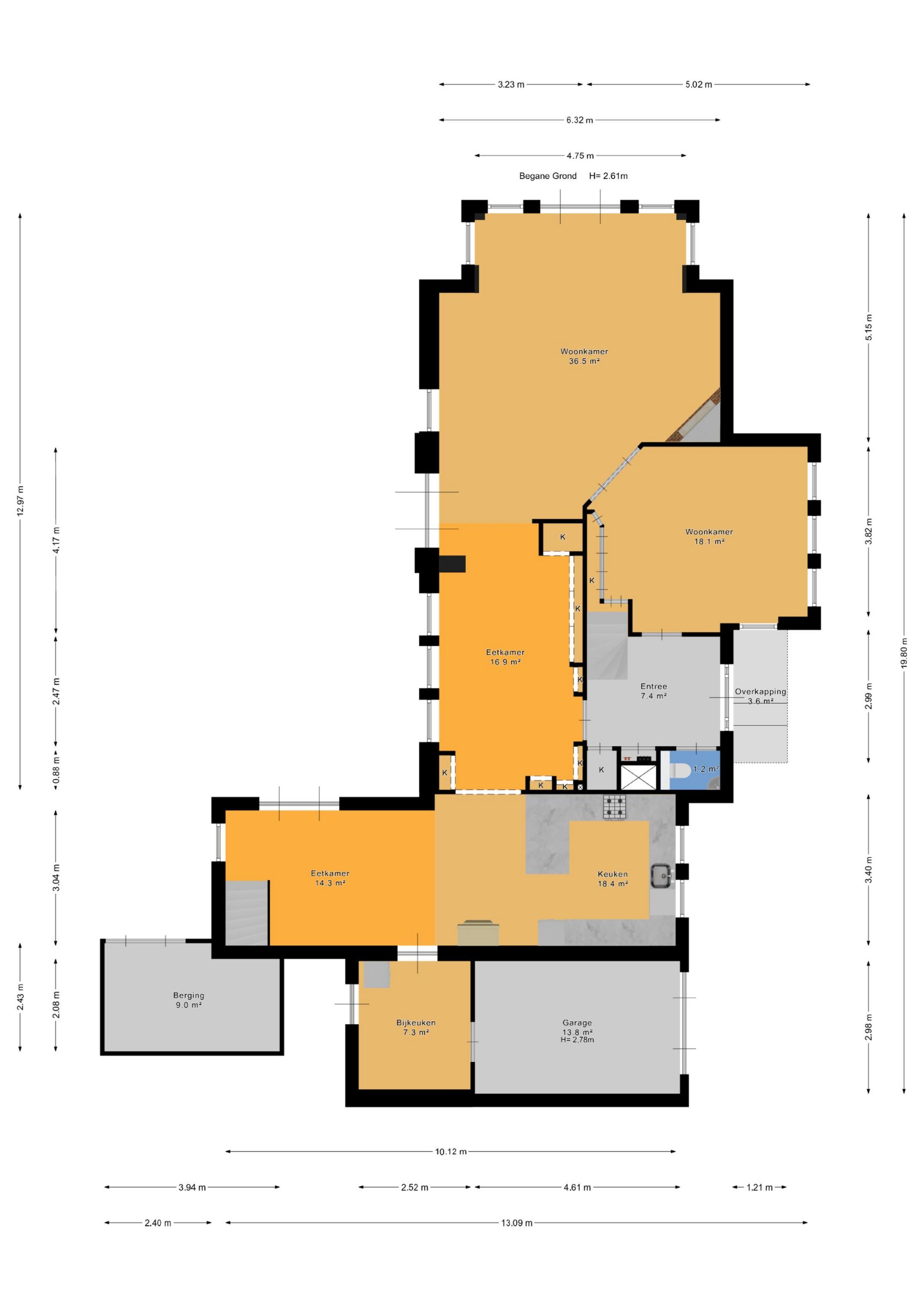 Plattegrond 1 van Laan van Floris de Vijfde 4