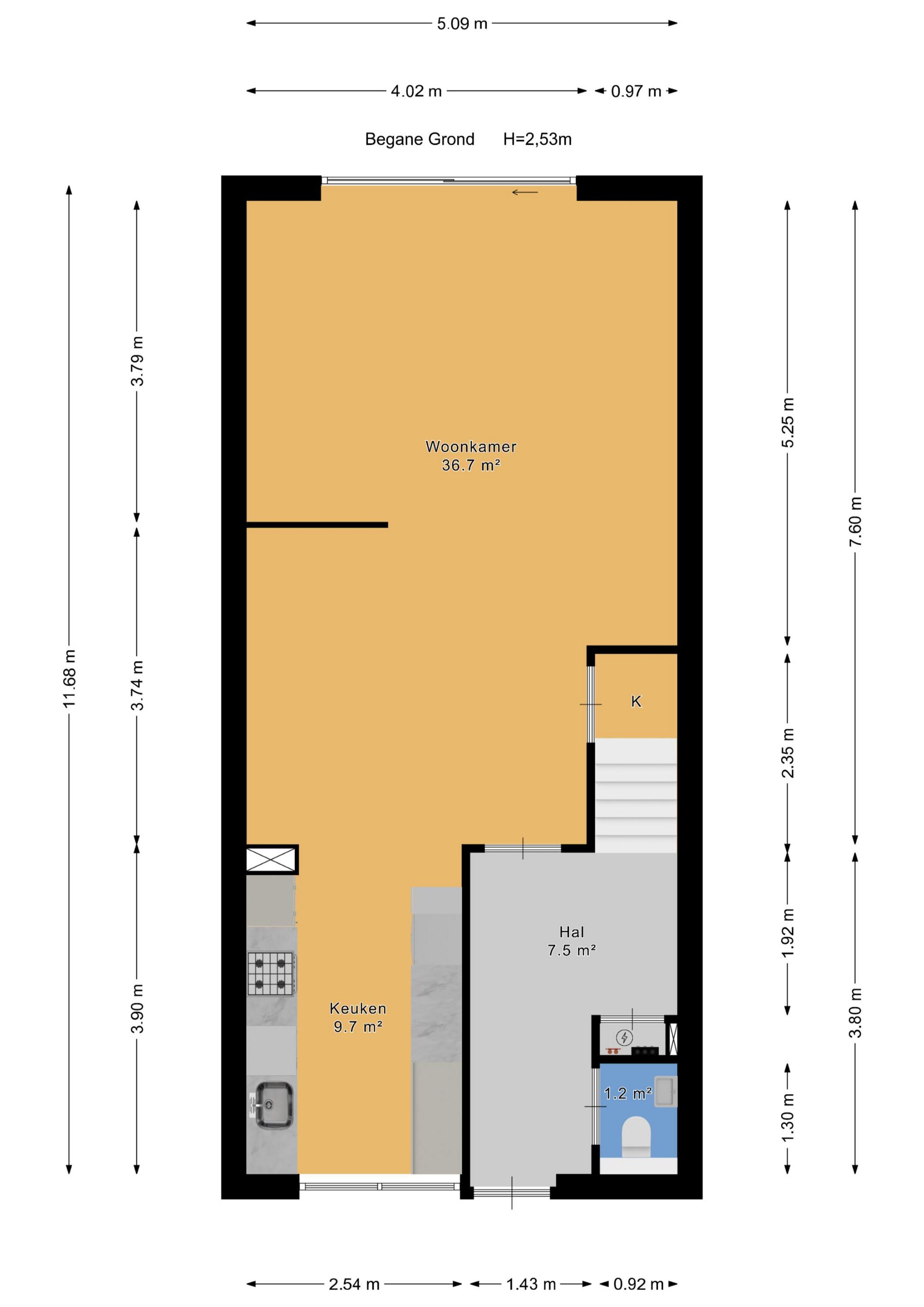 Plattegrond 1 van Patrijsplantsoen 15