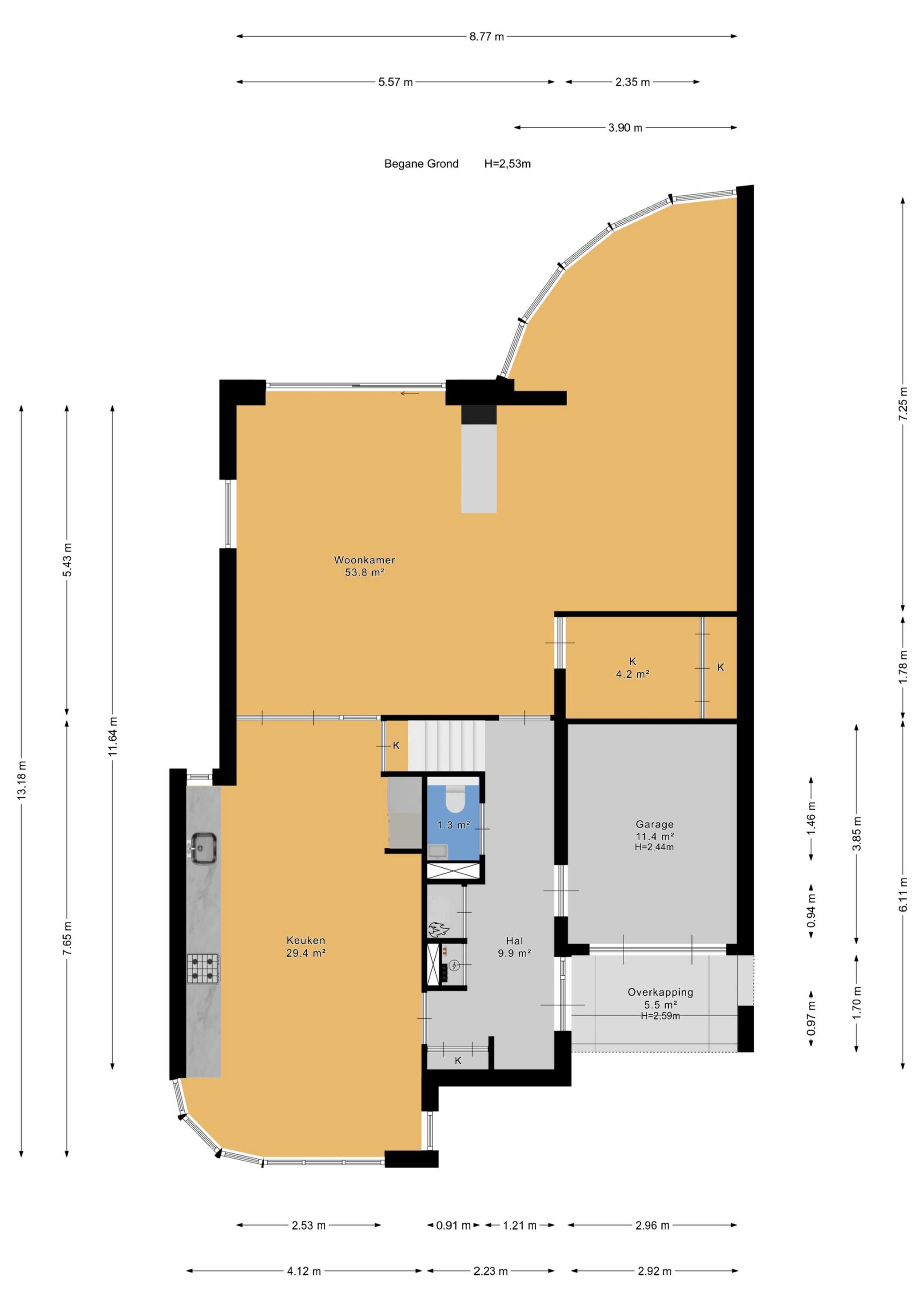 Plattegrond 1 van Azalea 7