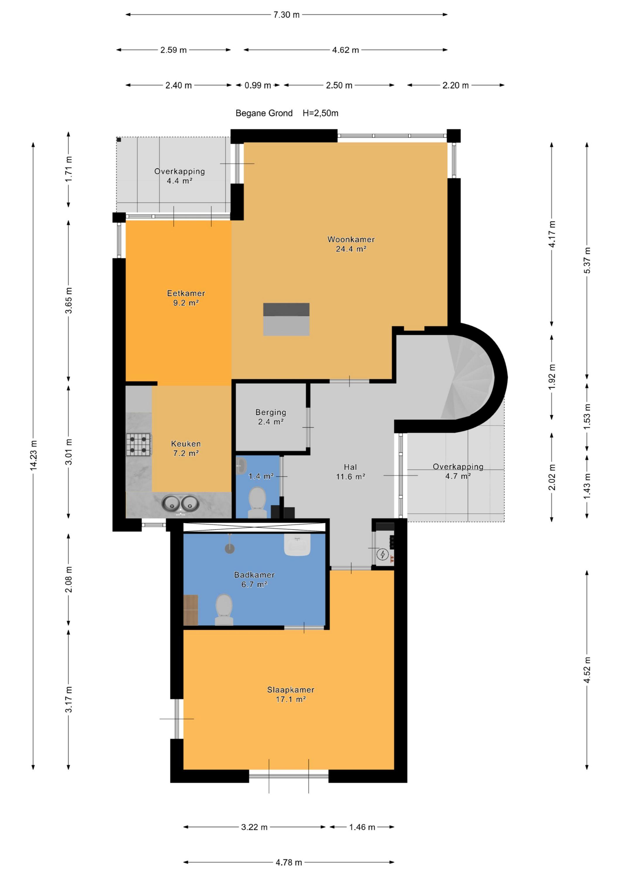 Plattegrond 1 van Fonteinkruid 33