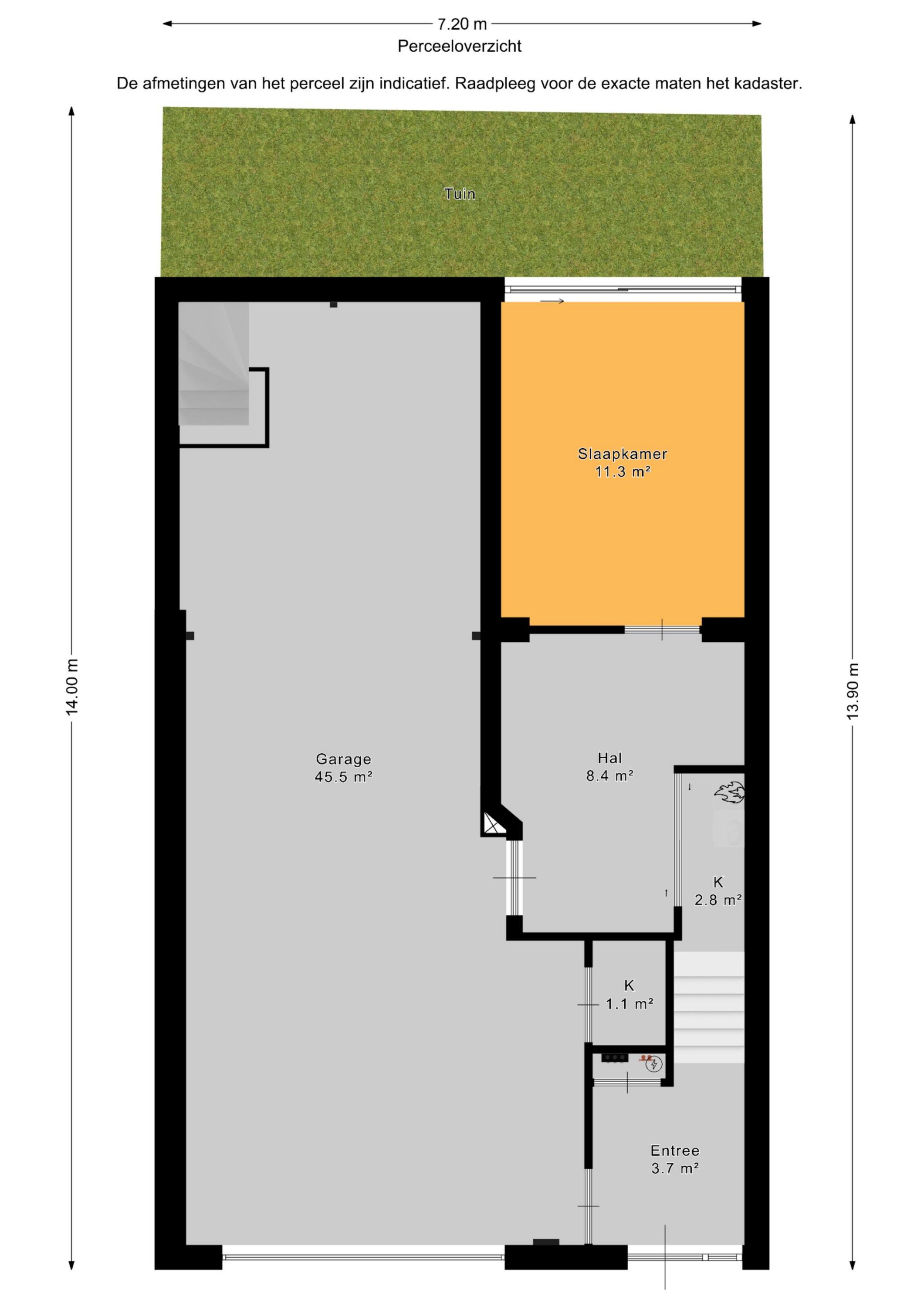 Plattegrond 1 van Frijdastraat 27