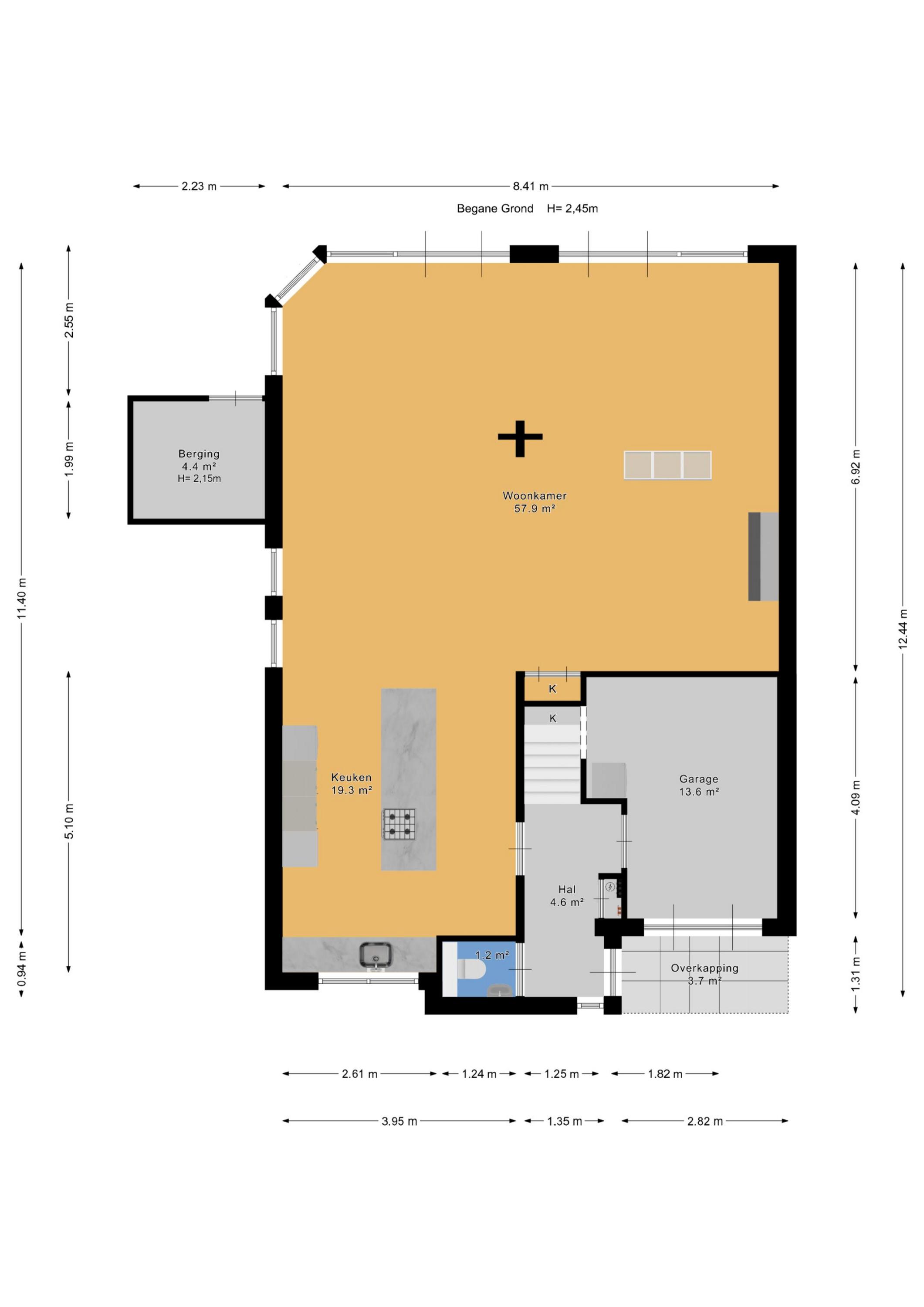 Plattegrond 1 van Zwolse Anjer 13