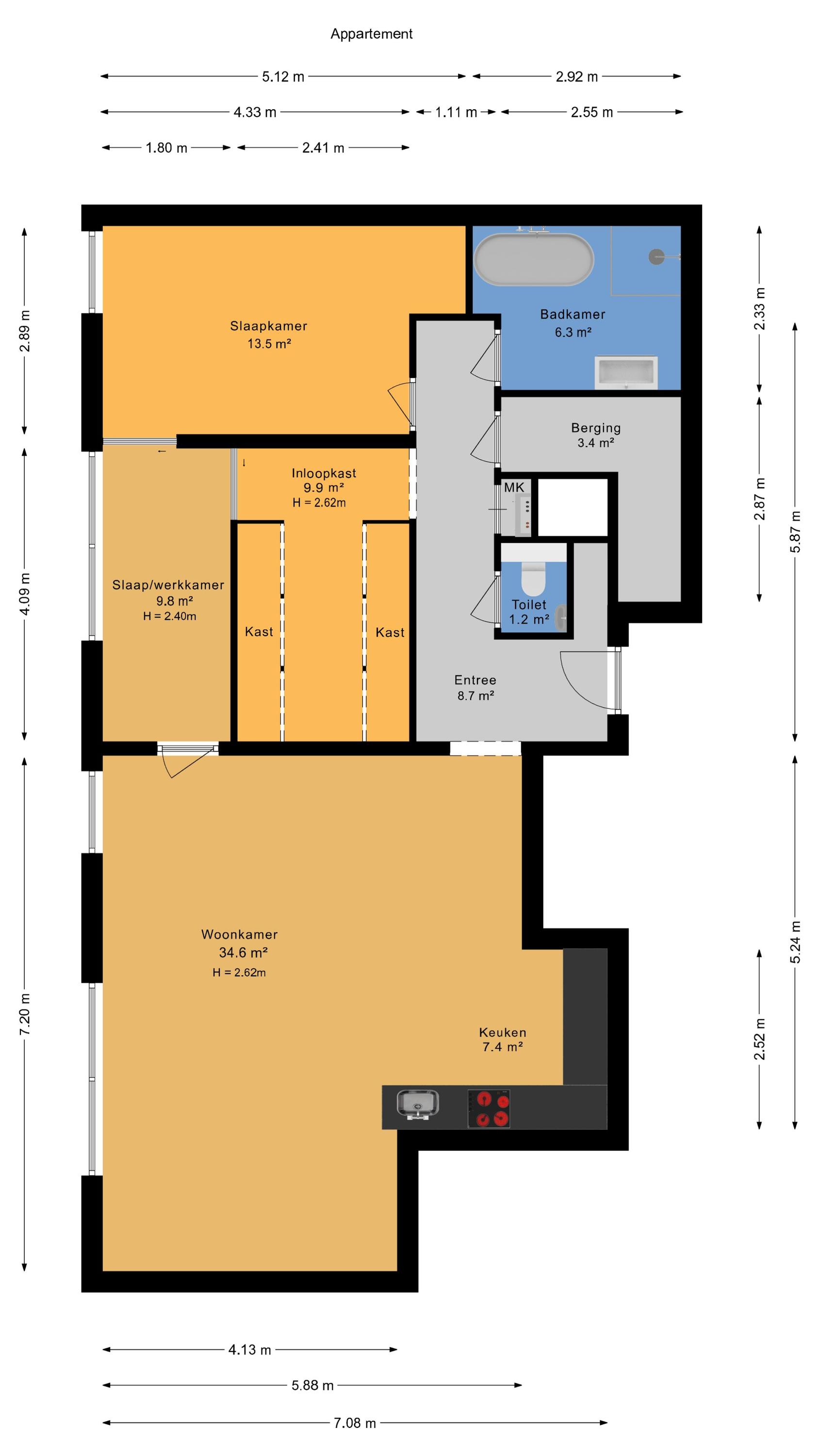 Plattegrond 1 van Fluitschiplaan 213