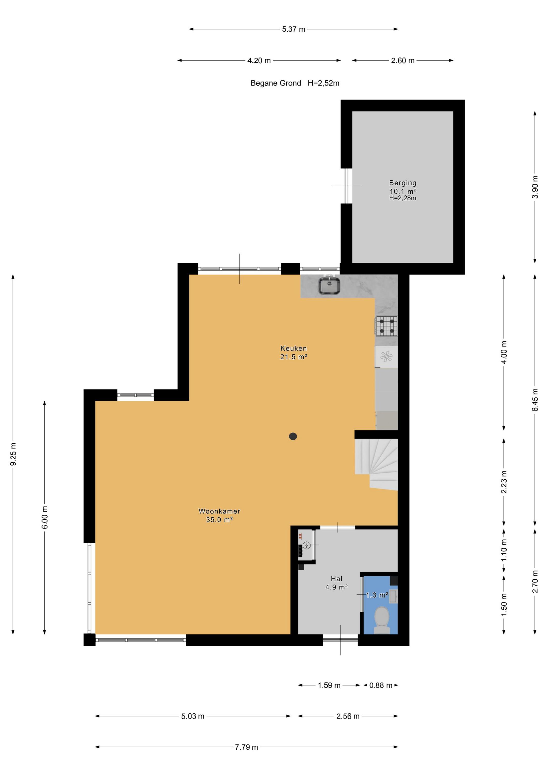 Plattegrond 1 van Maria van Wilsveenhof 32
