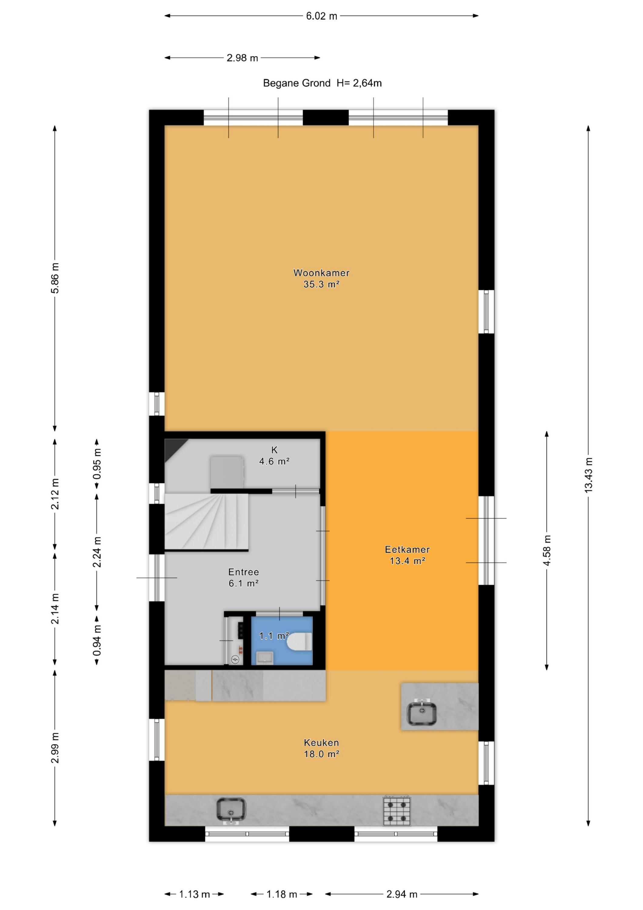 Plattegrond 1 van Cyclaamtuin 27