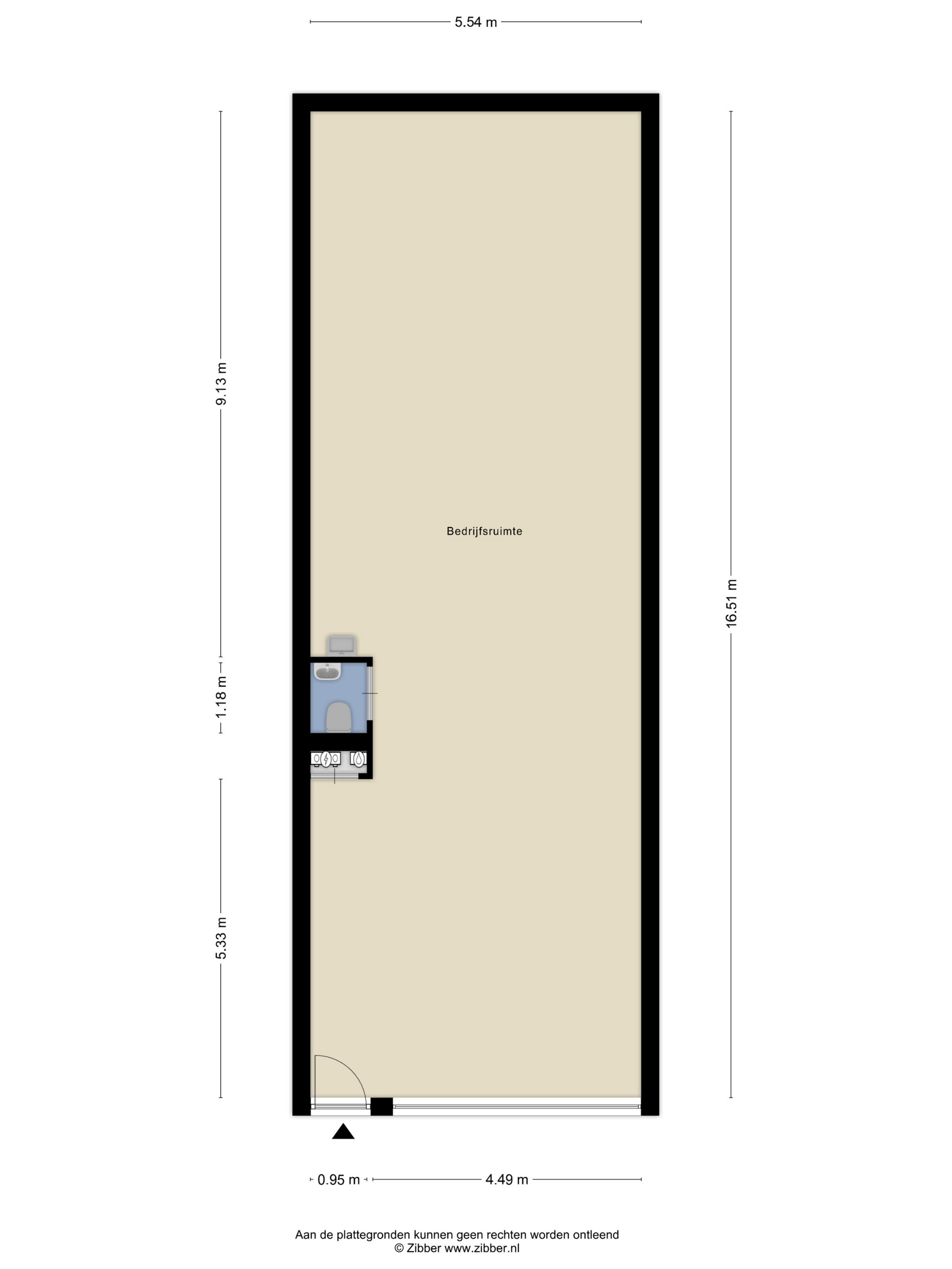 Plattegrond 1 van Edisonstraat 20D
