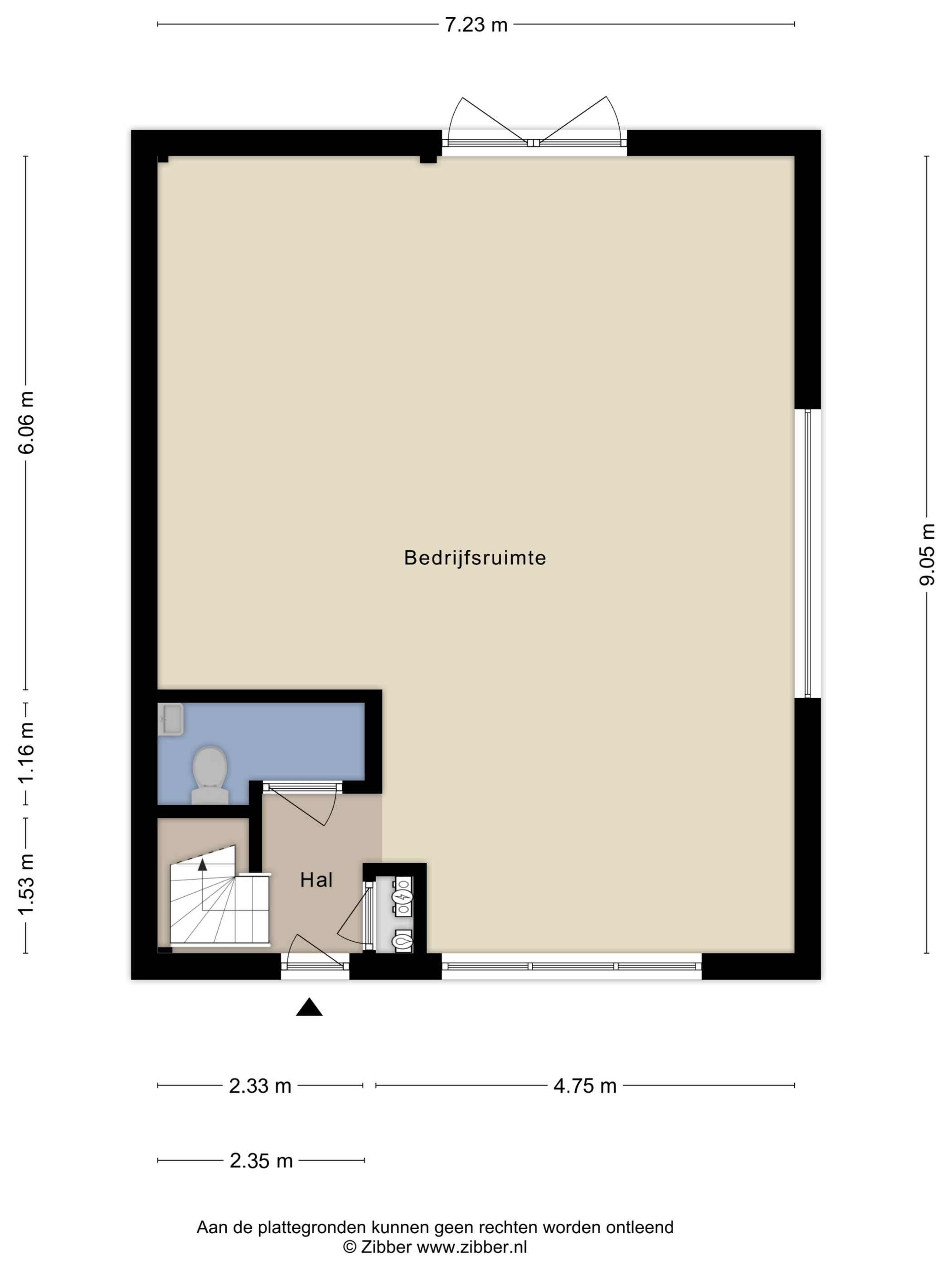 Plattegrond 1 van James Wattstraat 7