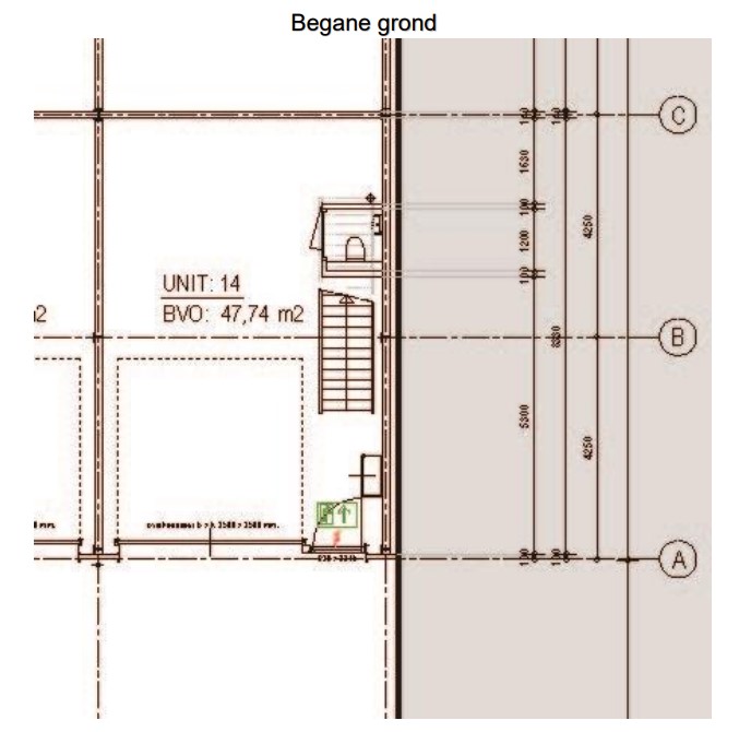 Plattegrond 1 van Laurens Jzn. Costerstraat 4P
