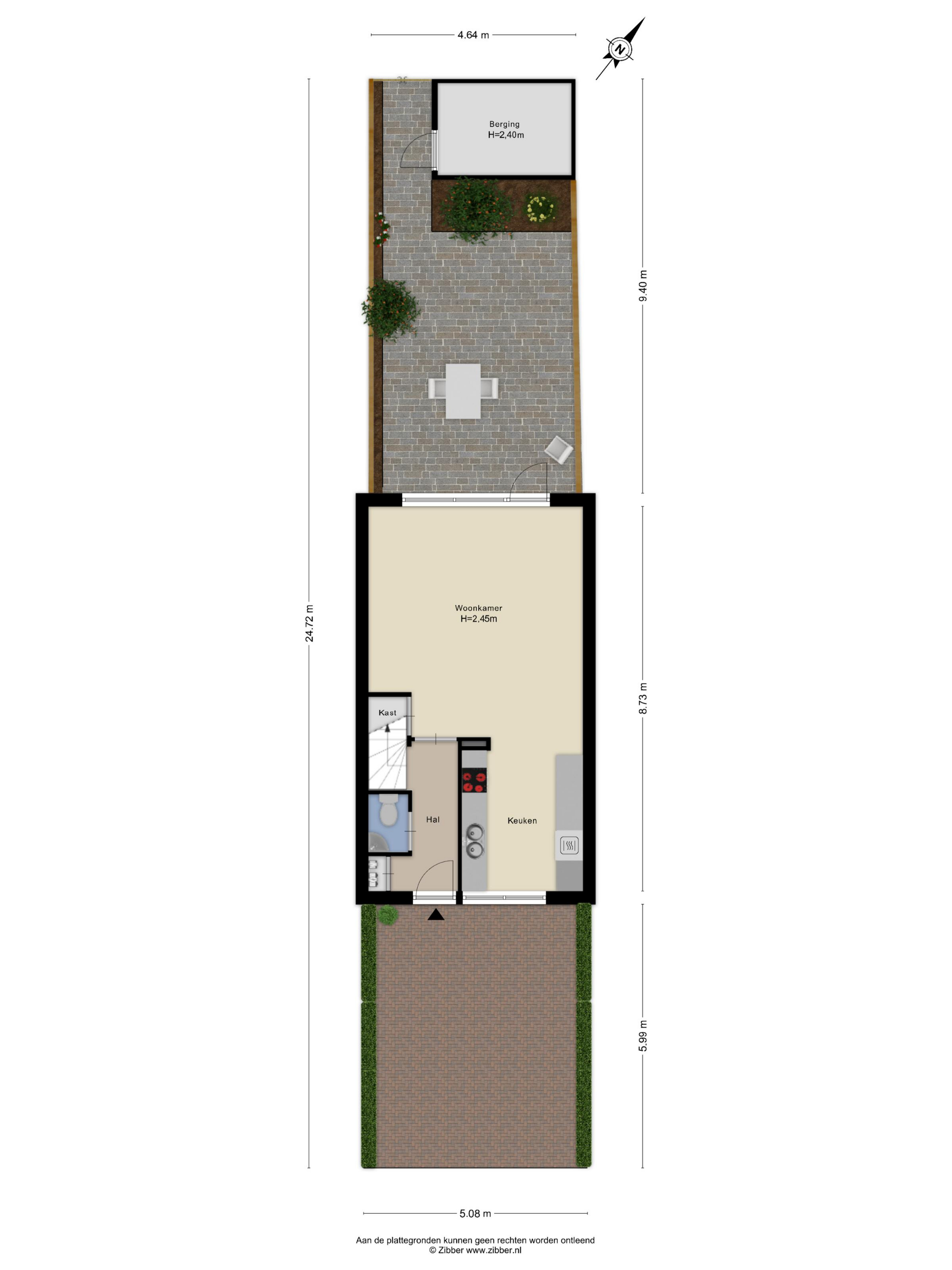 Plattegrond 1 van Chico Mendesring 122