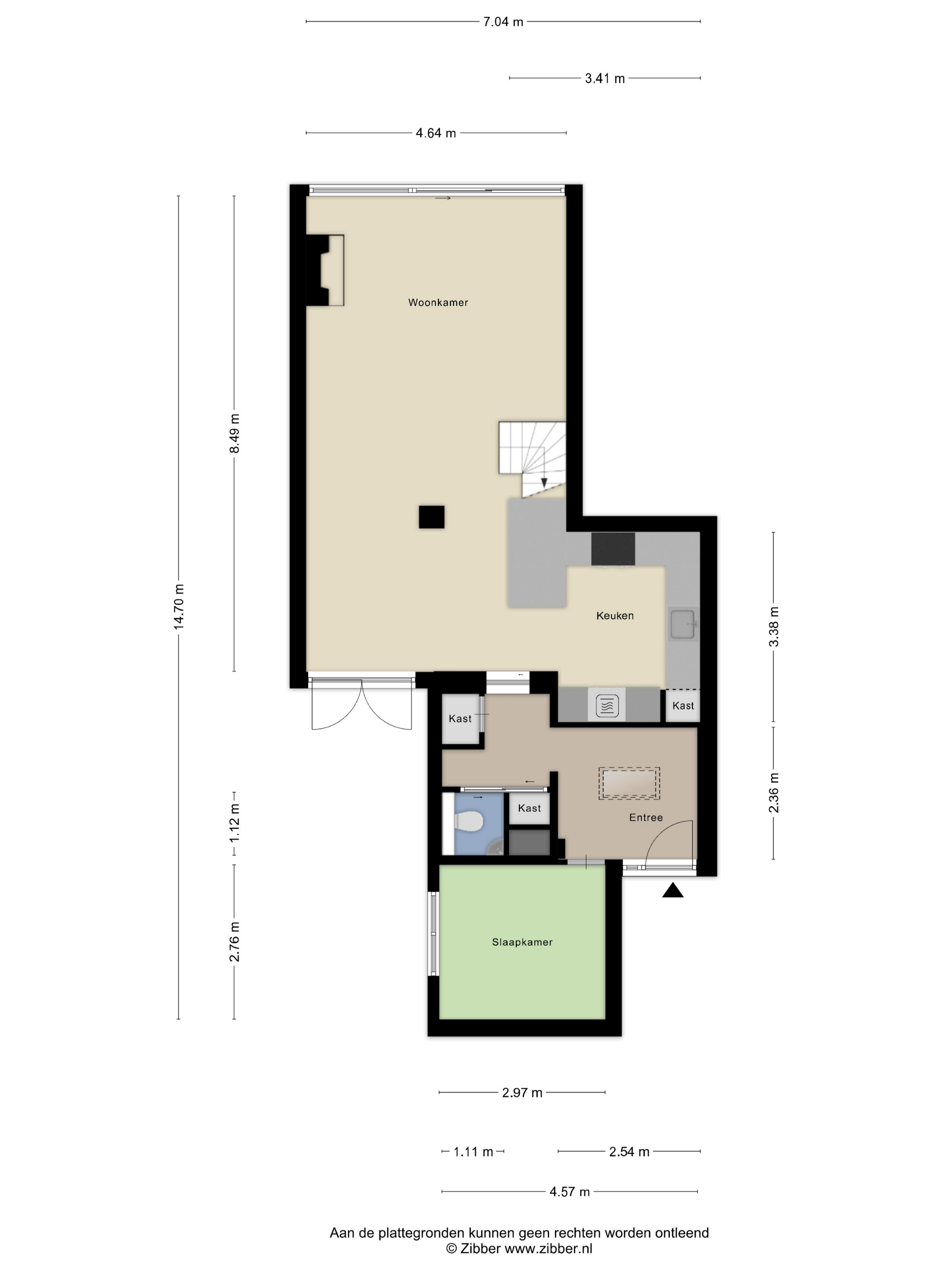 Plattegrond 1 van Ivoordistel 18
