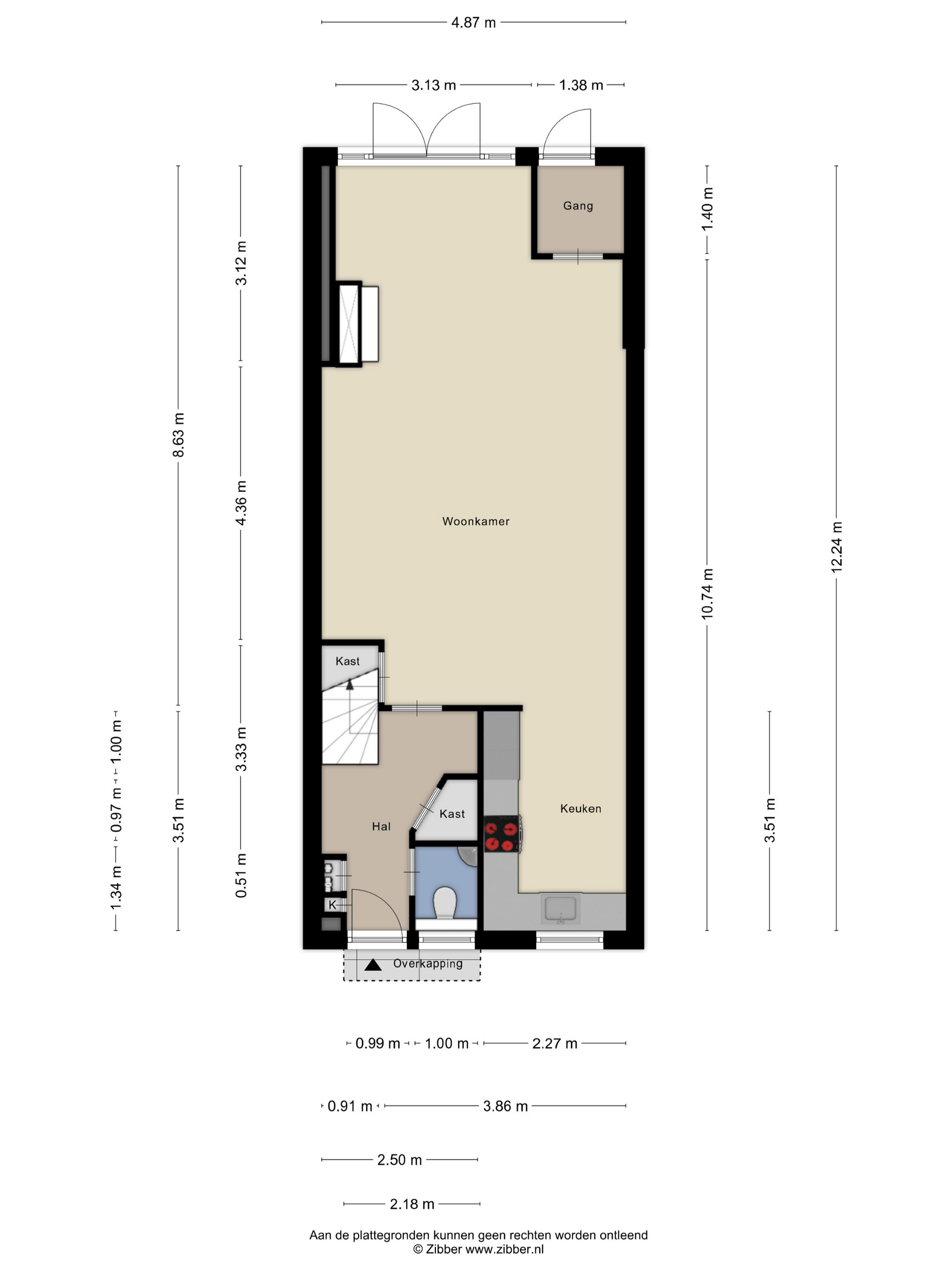 Plattegrond 1 van Zilvermeeuw 46