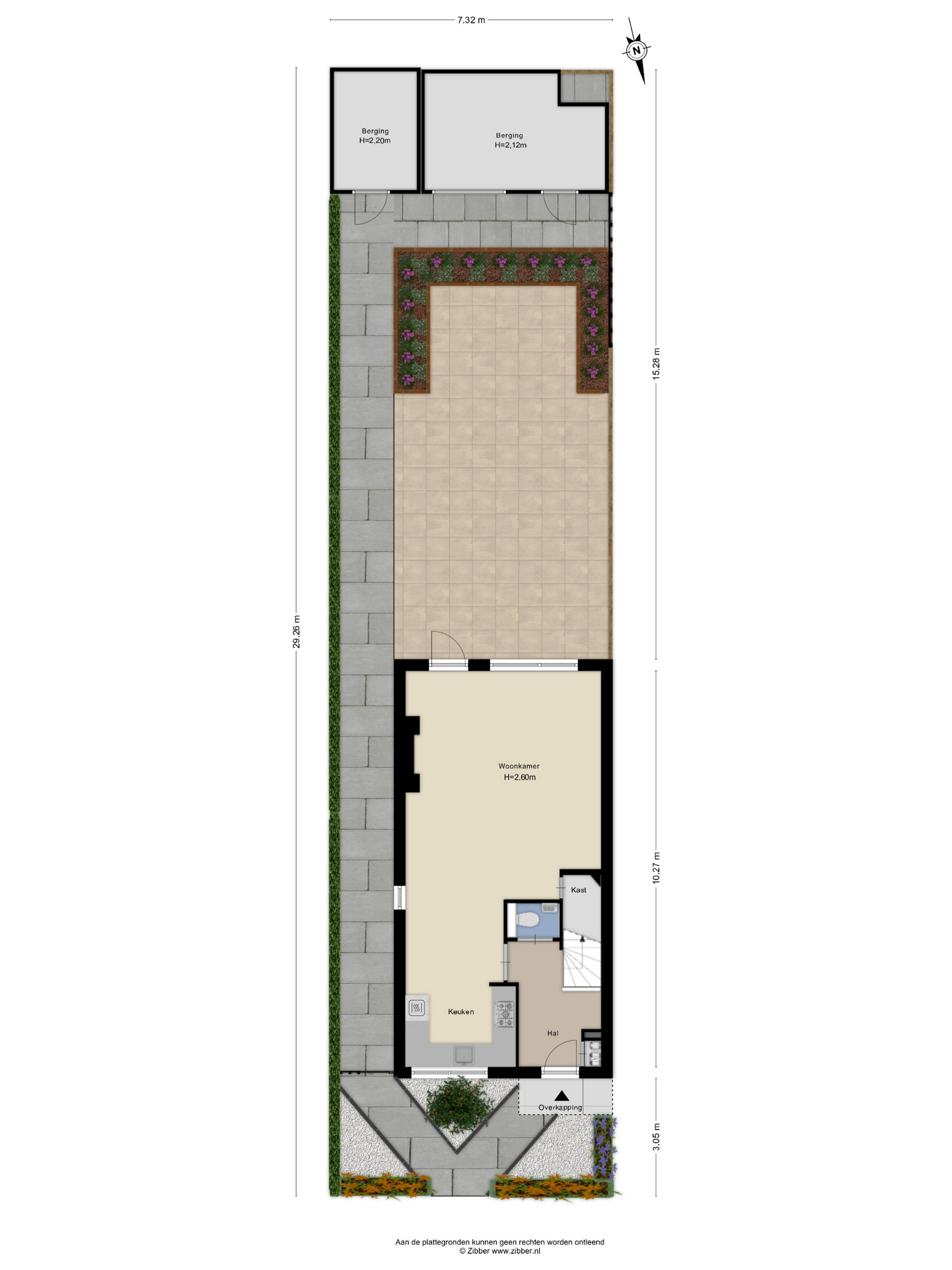 Plattegrond 1 van Sandelhout 13