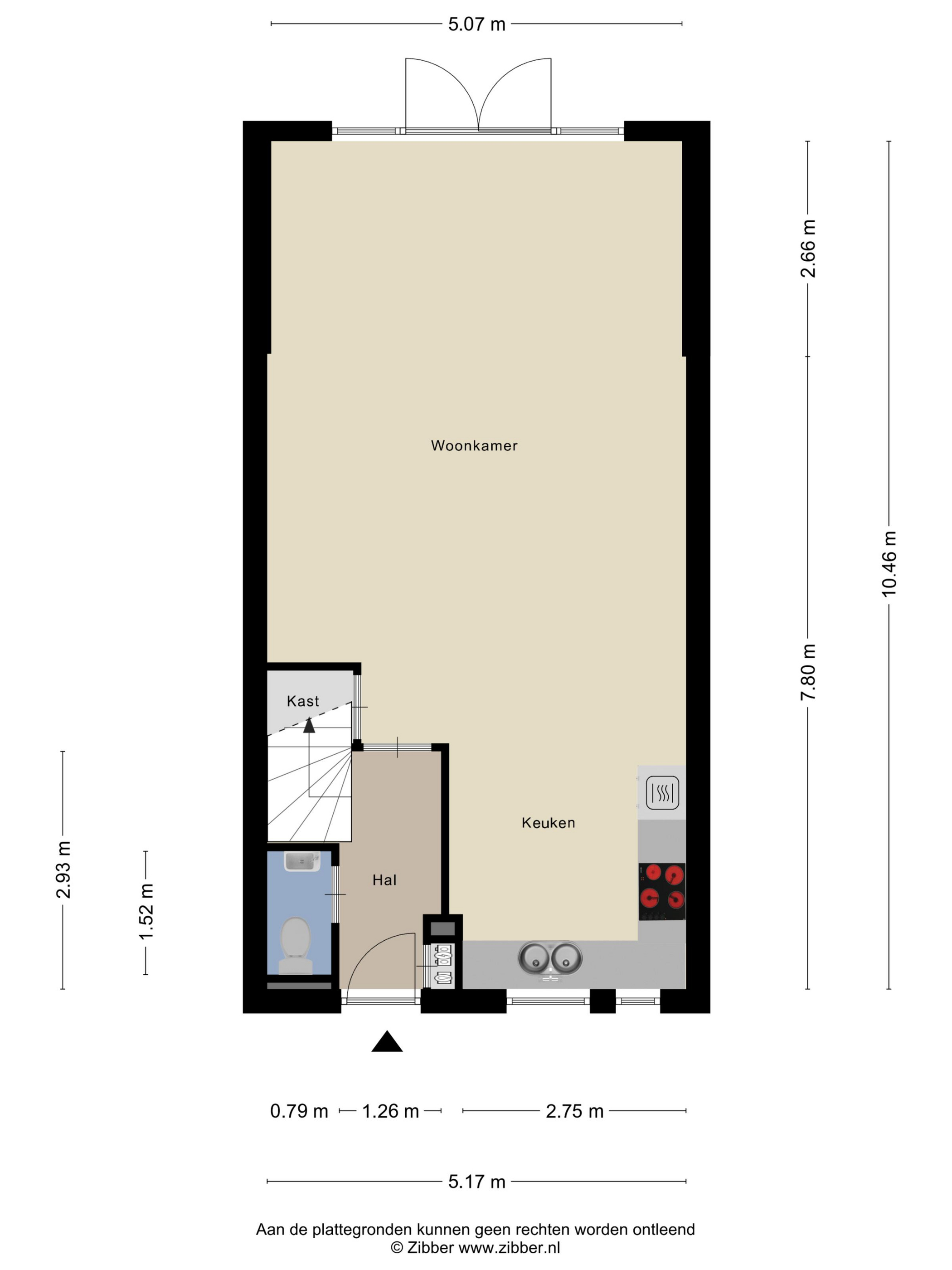 Plattegrond 1 van Schouw 38