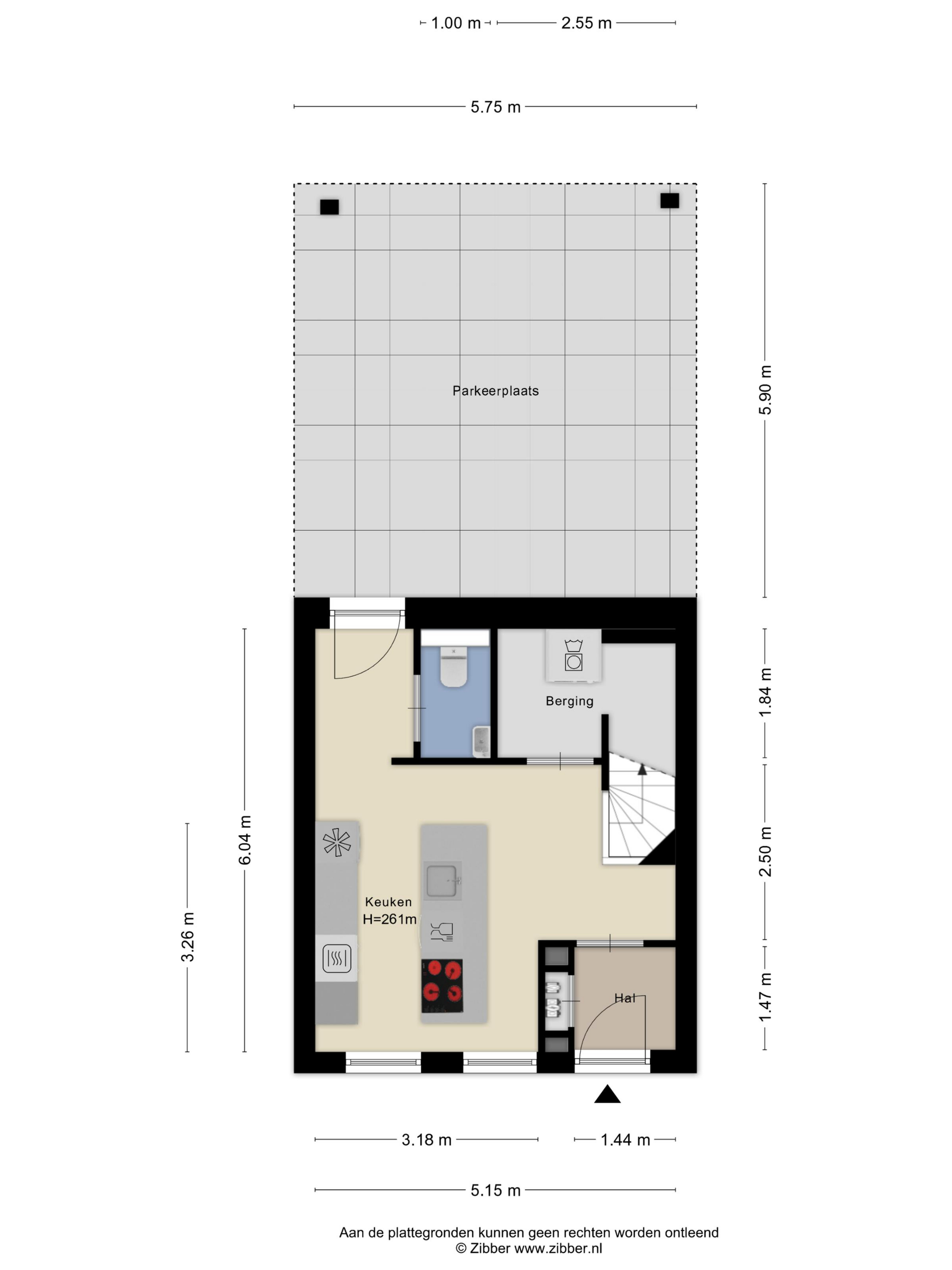 Plattegrond 1 van Spuifront 48
