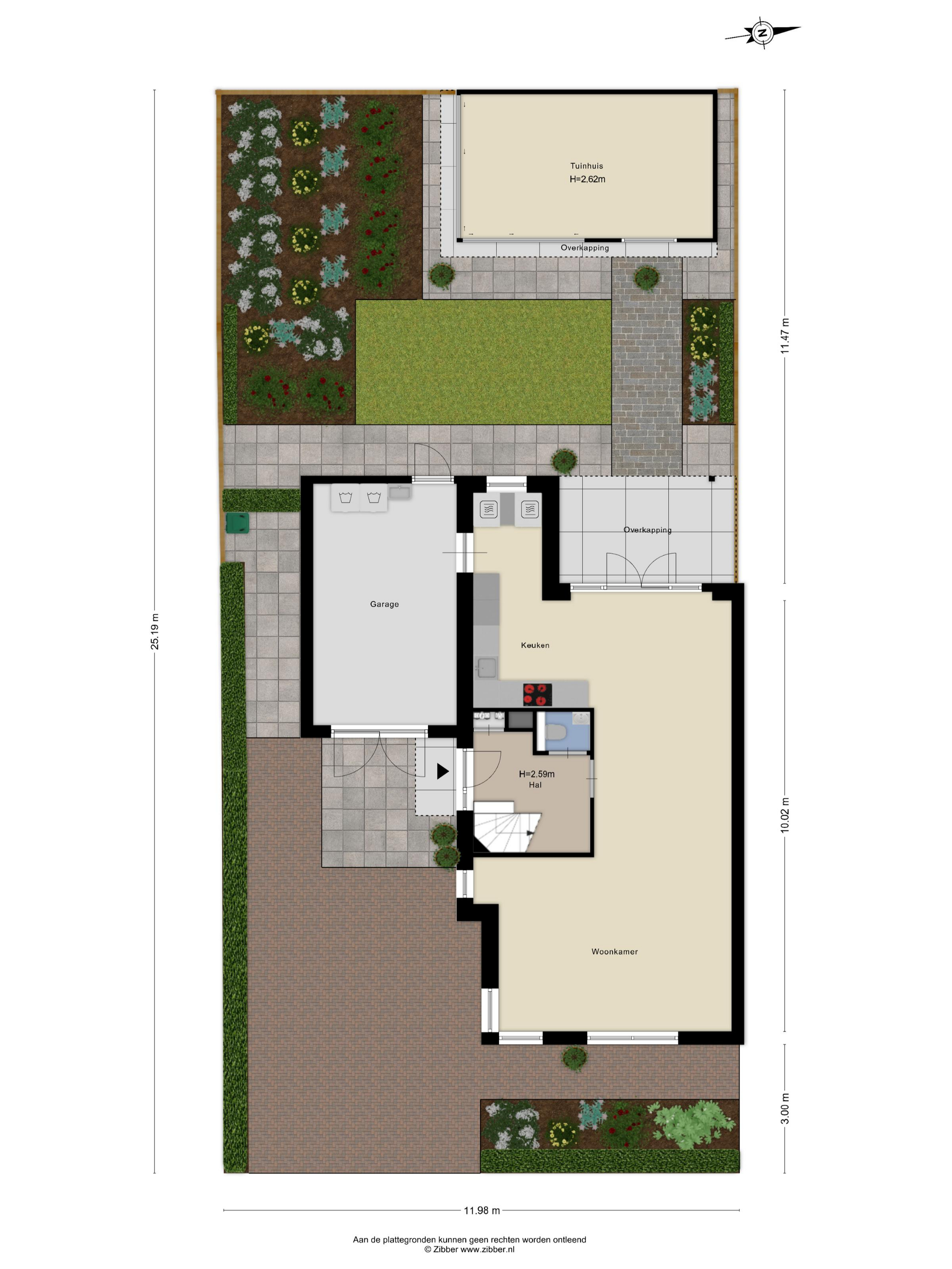Plattegrond 1 van Santgors 27
