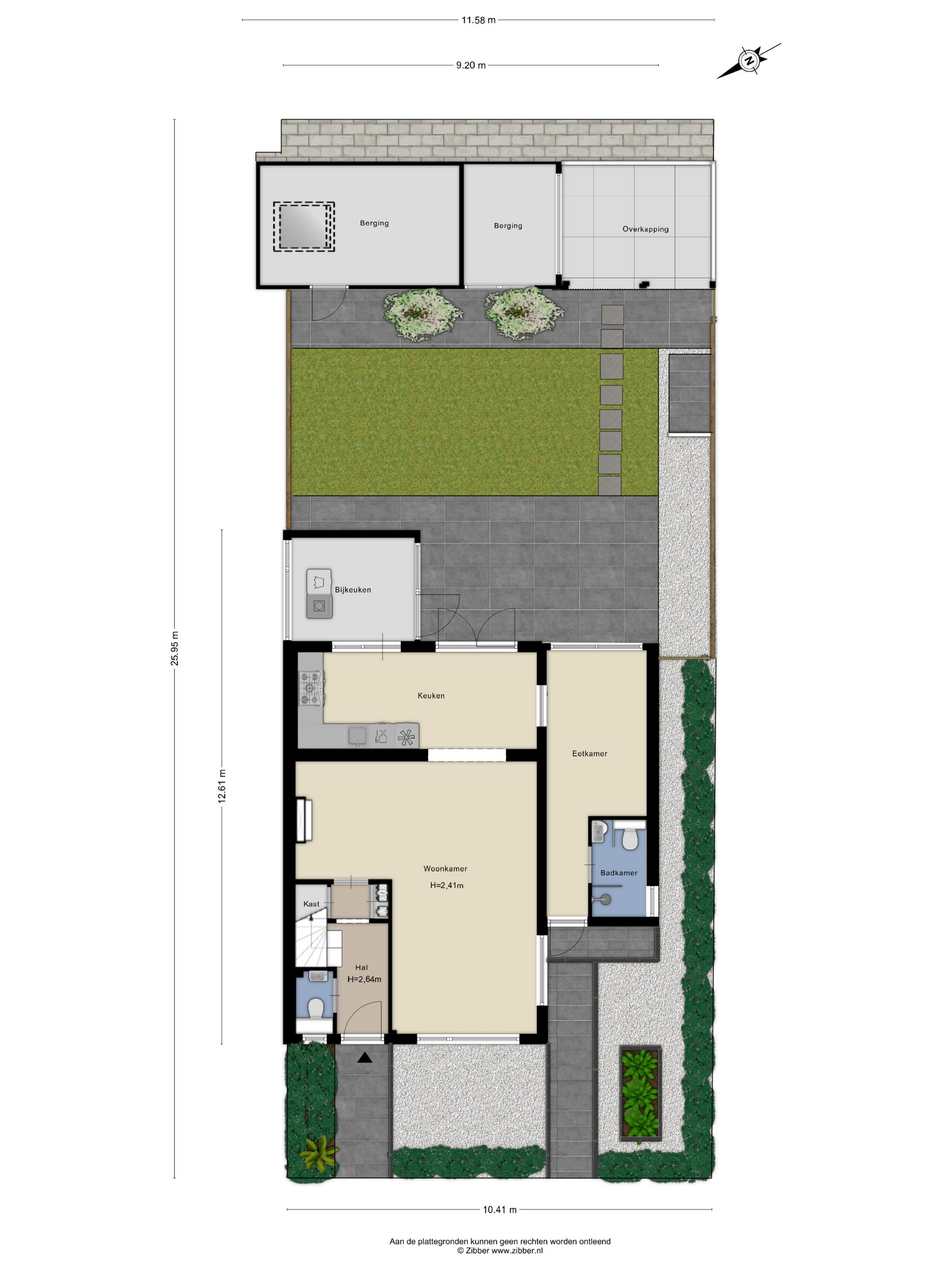 Plattegrond 1 van Boisotstraat 15