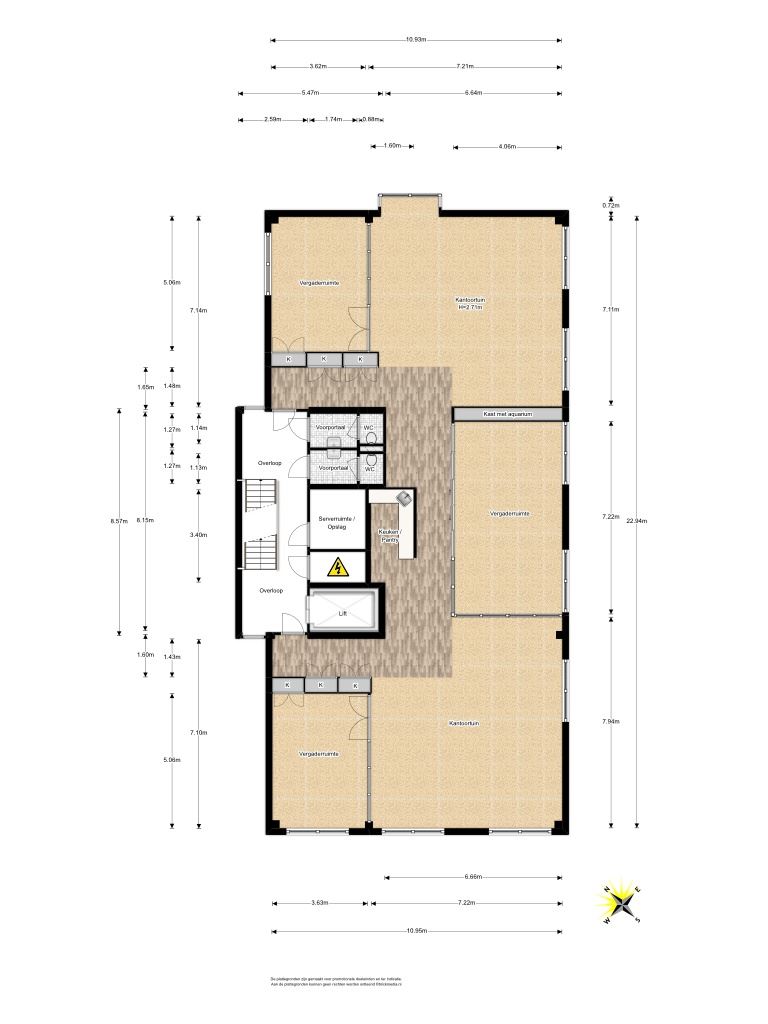 Plattegrond 1 van Laan van Vredenoord 27