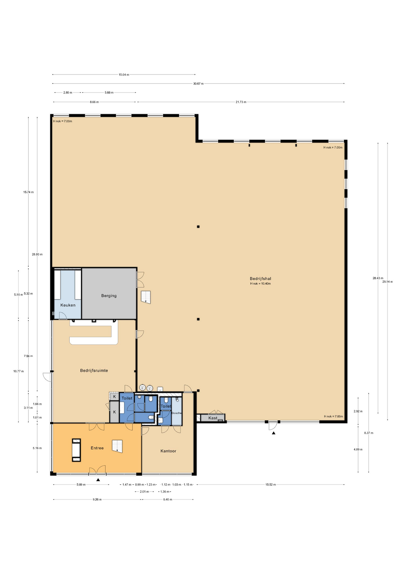 Plattegrond 1 van Dijkgraafstraat 7