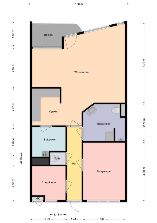 Plattegrond 1 van Noorderpoort 27