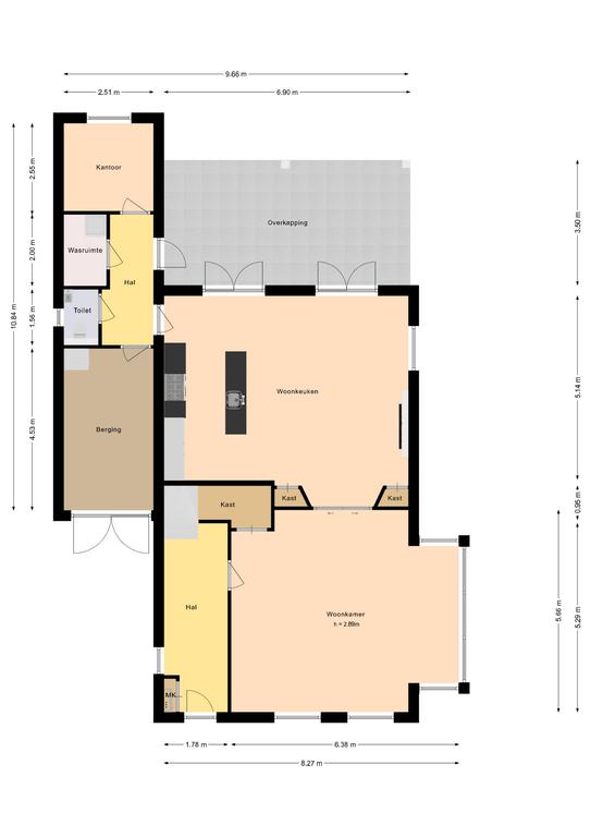 Plattegrond 1 van Tuindershof 13