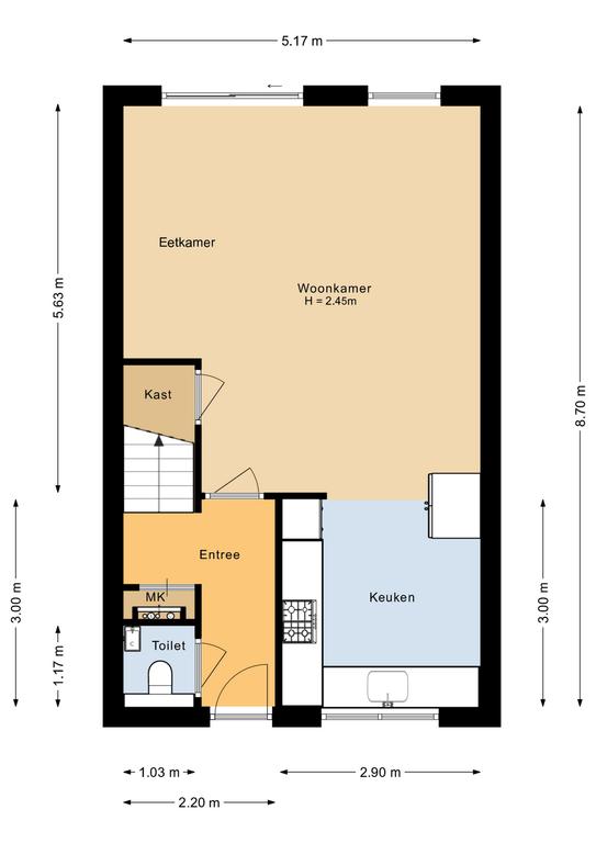 Plattegrond 1 van Houttuin 22