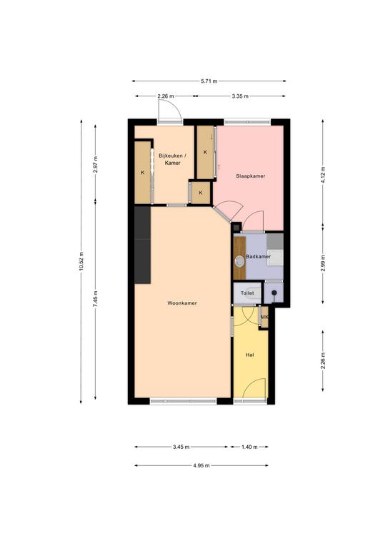 Plattegrond 1 van Roodborst 30