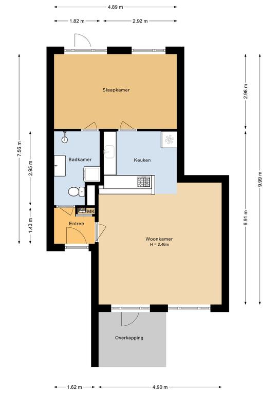 Plattegrond 1 van Kloet 21