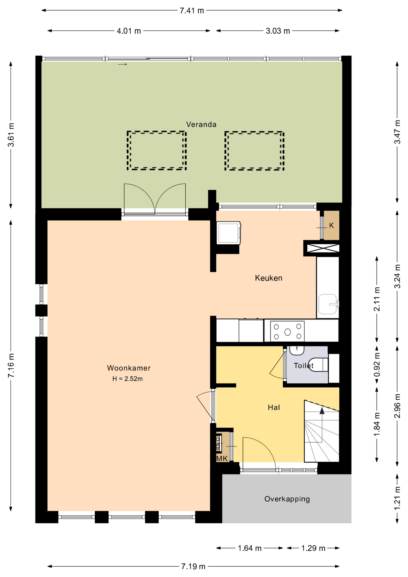 Plattegrond 1 van Pannewal 3