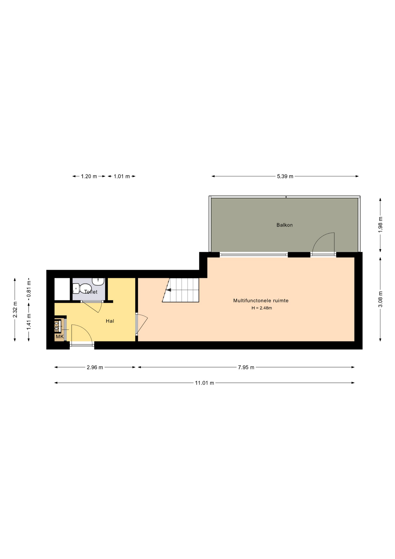 Plattegrond 1 van Vette Knol 49