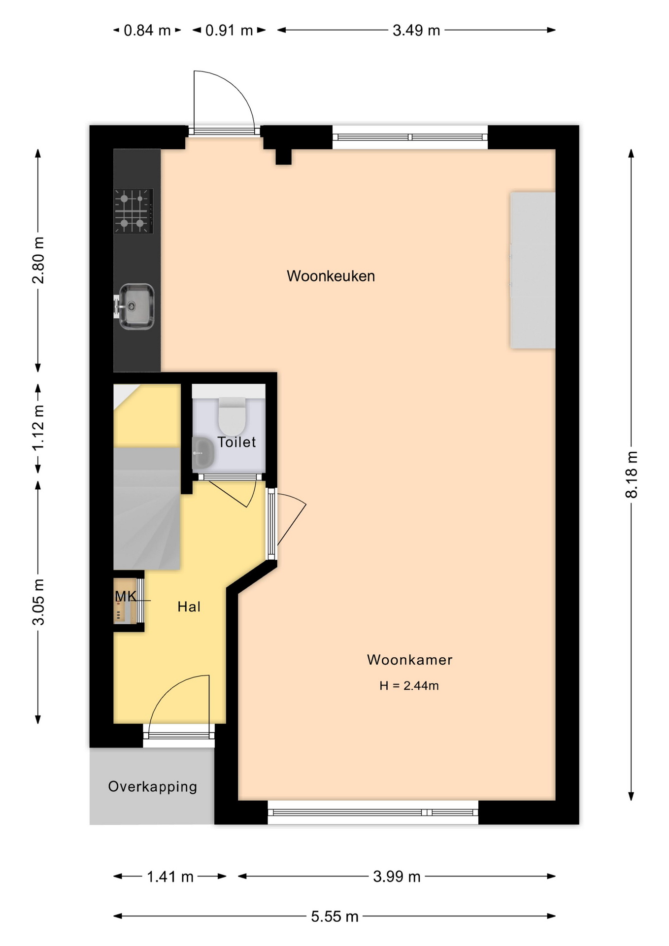 Plattegrond 1 van Waterlelie 3