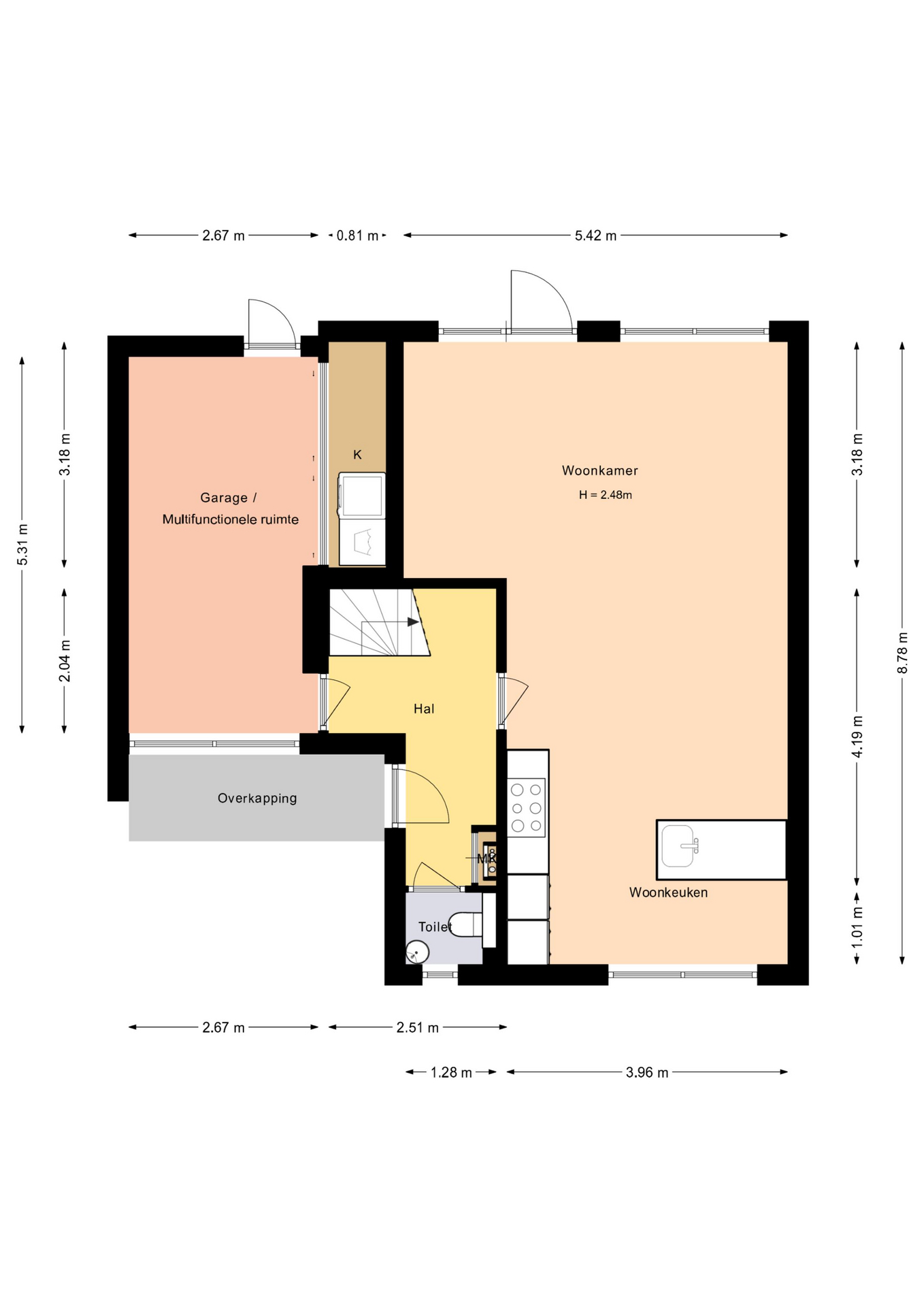 Plattegrond 1 van Ruiter 3