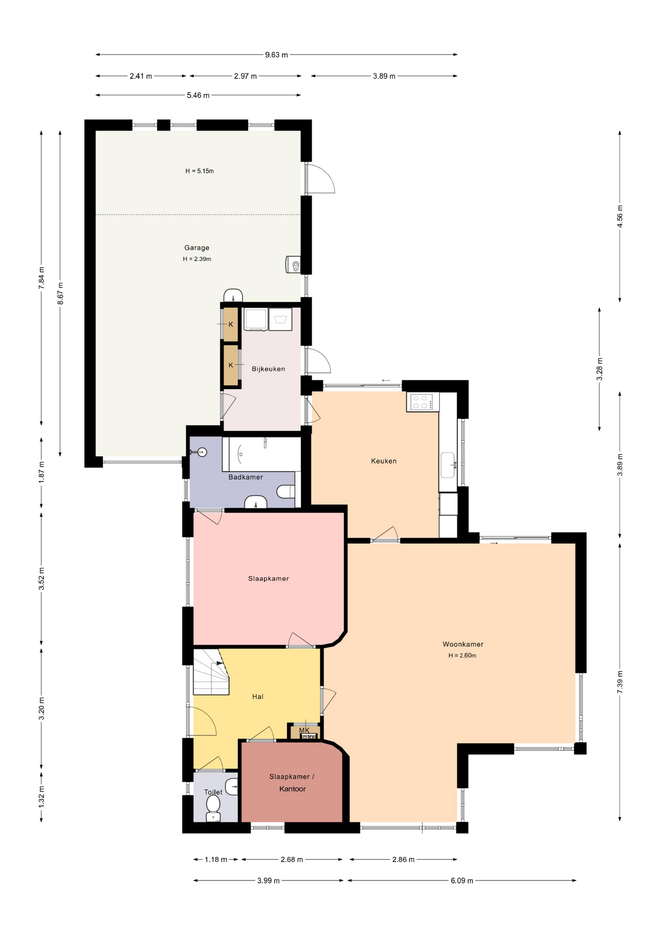 Plattegrond 1 van Kwikstaart 6