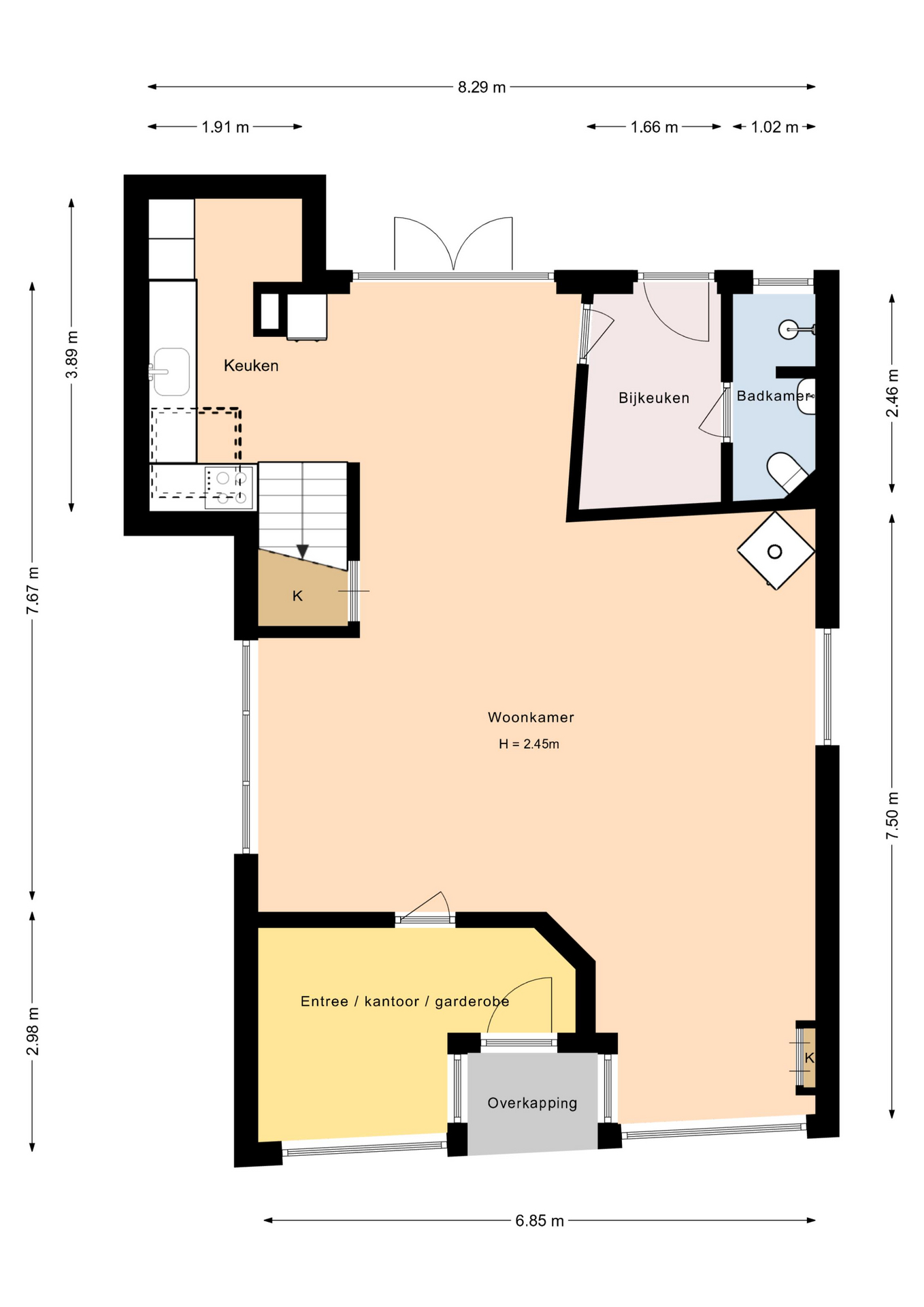 Plattegrond 1 van De Buurt 109