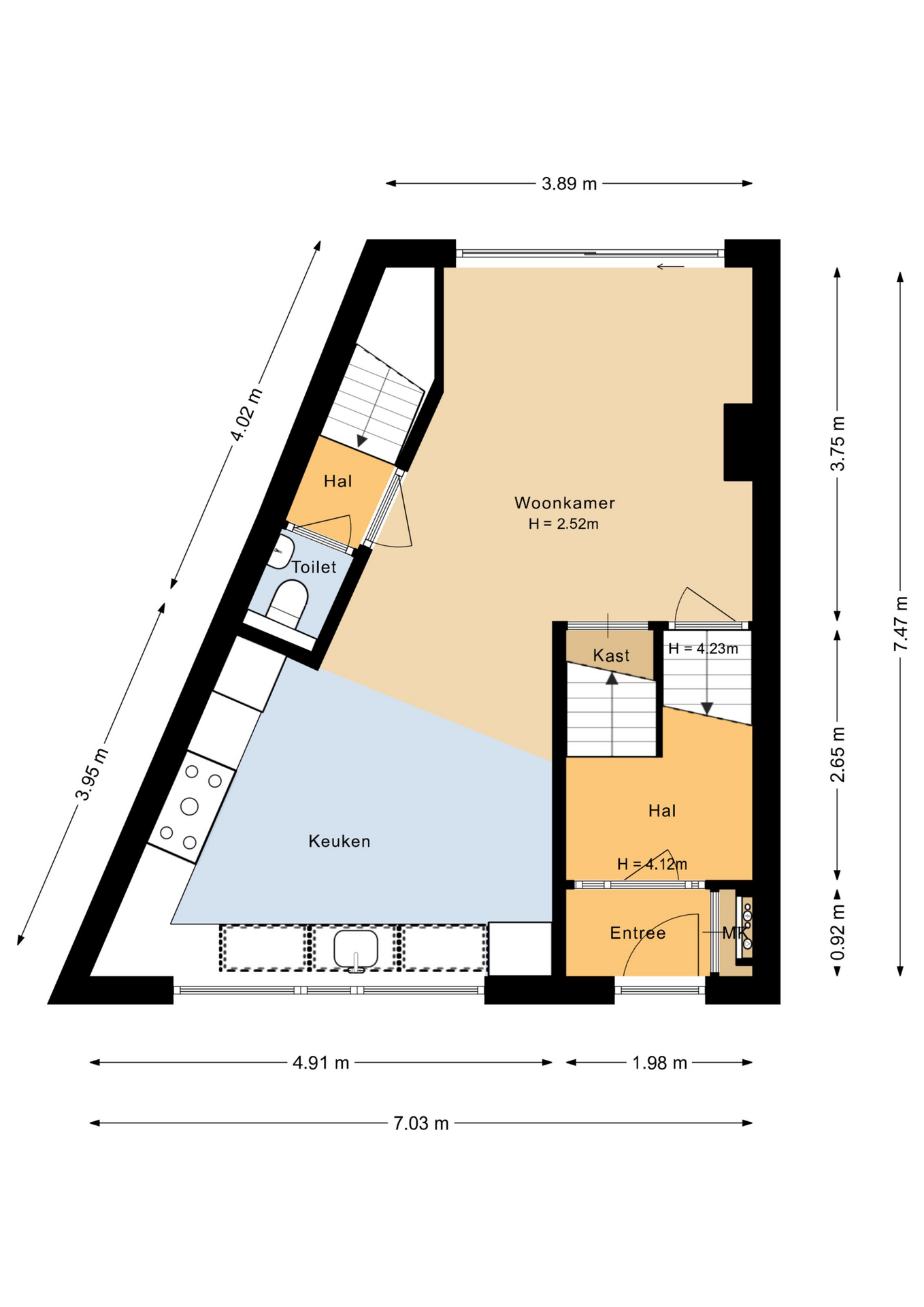 Plattegrond 1 van Waaigat 52