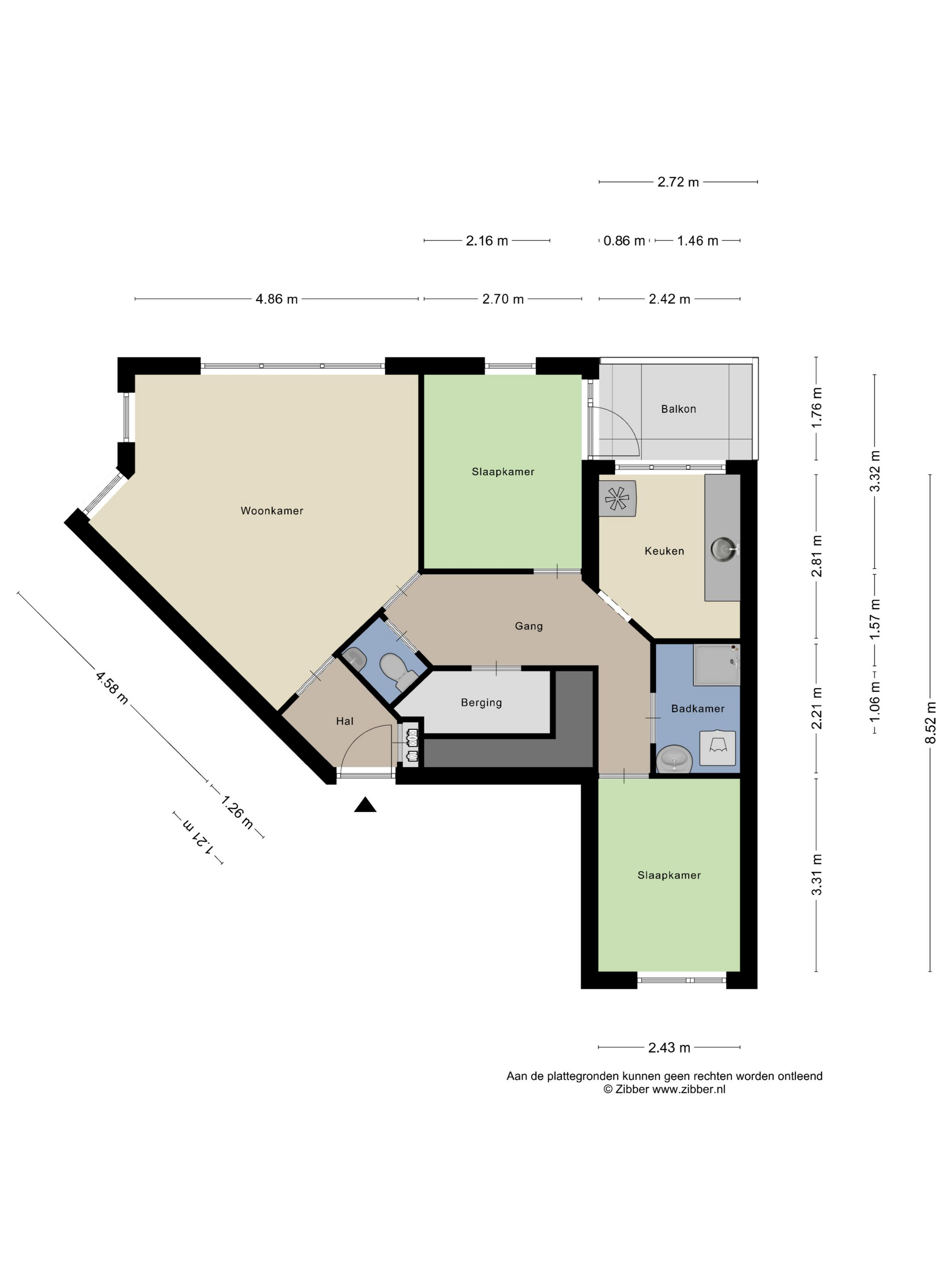 Plattegrond 1 van Ereprijs 17