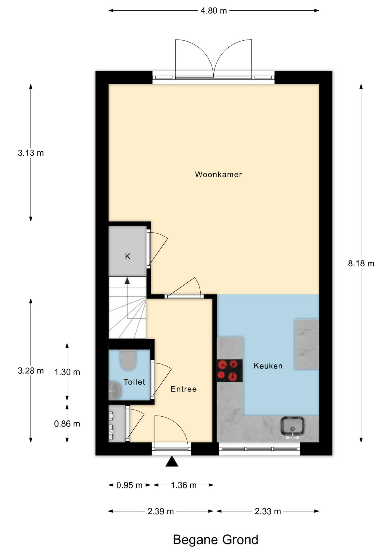 Plattegrond 1 van Burgemeester Snelplein 3