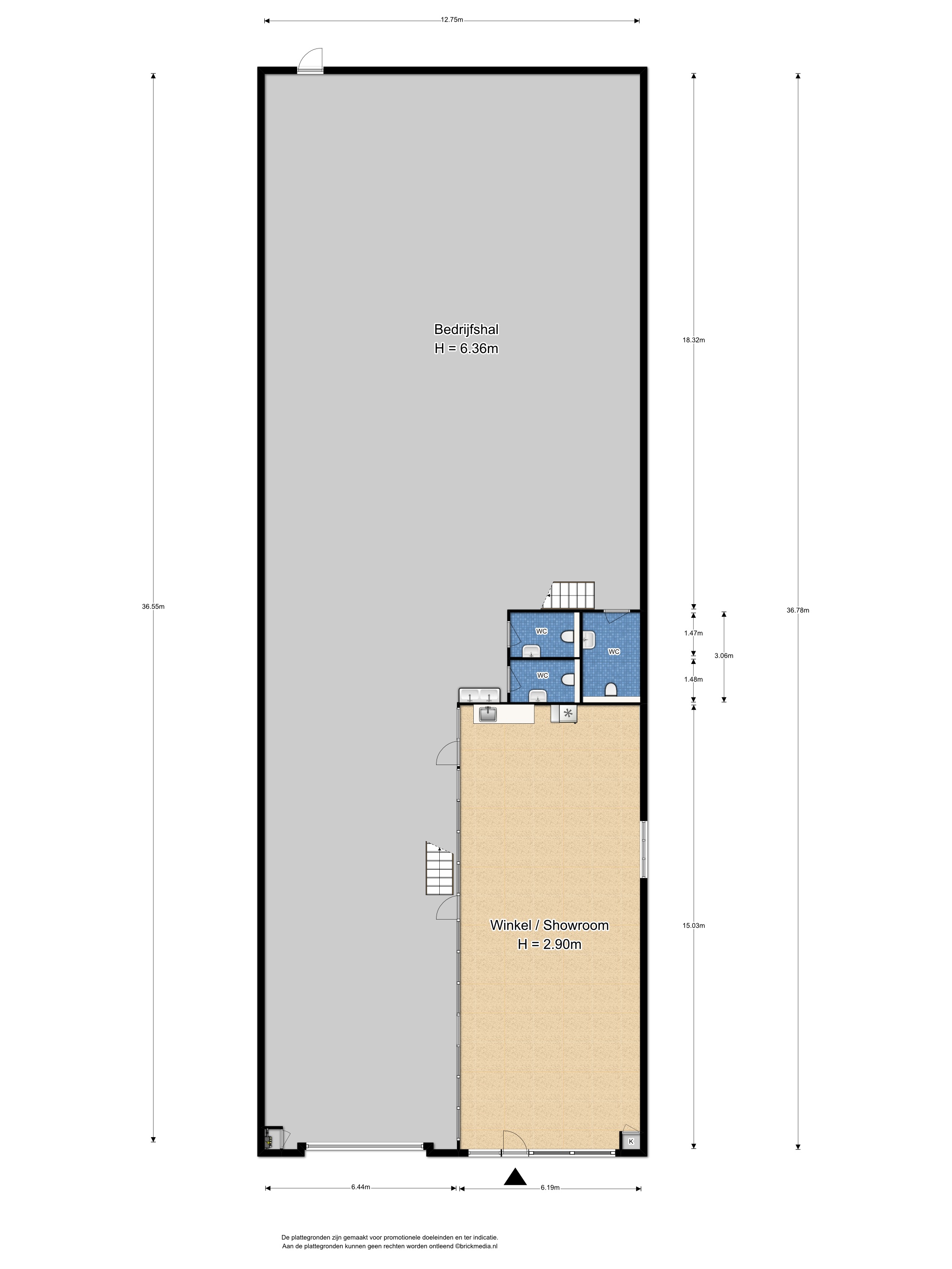 Plattegrond 1 van Zilverstraat 134