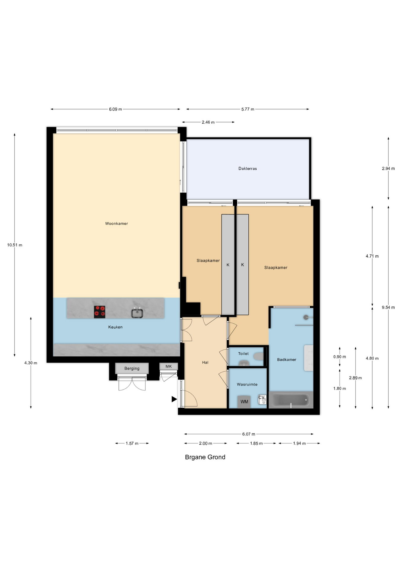 Plattegrond 1 van Lamsrustlaan 45
